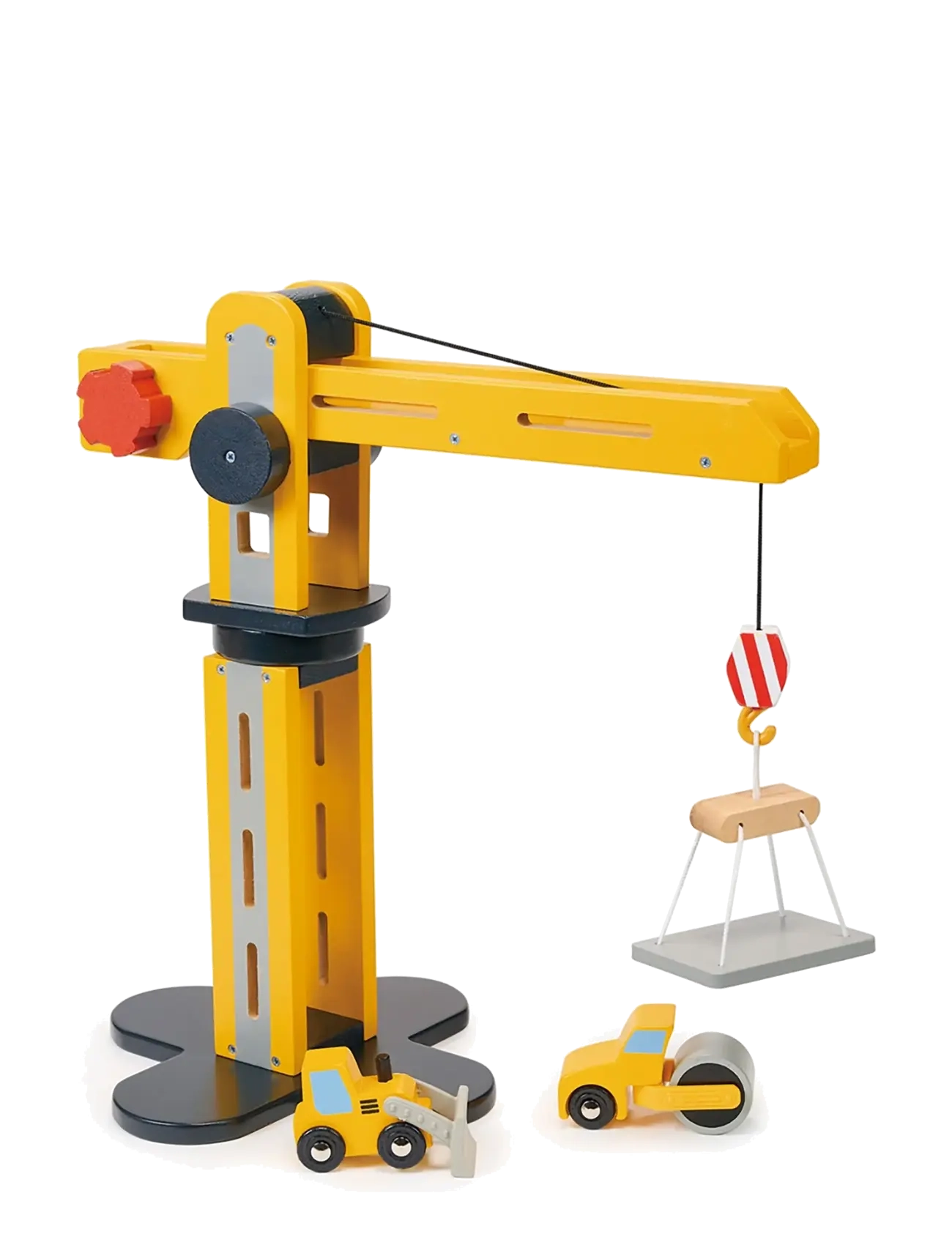 Mentari Big Yellow Crane, Construction Cars, Gul, Str: ONE SIZE