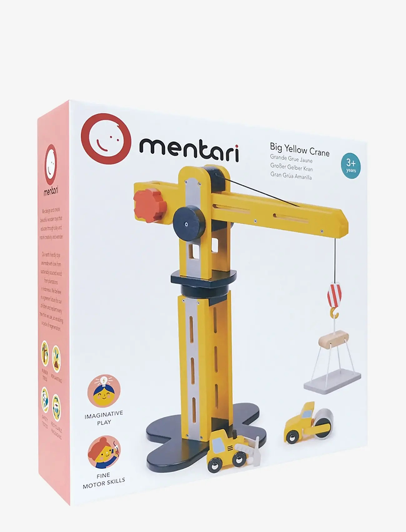 Mentari - Big Yellow Crane - byggekøretøjer - yellow - 1