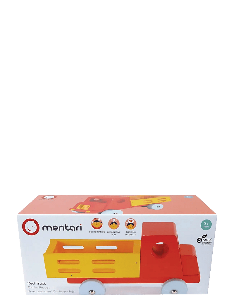 Mentari - Red Lorry Truck - veoautod - red - 1