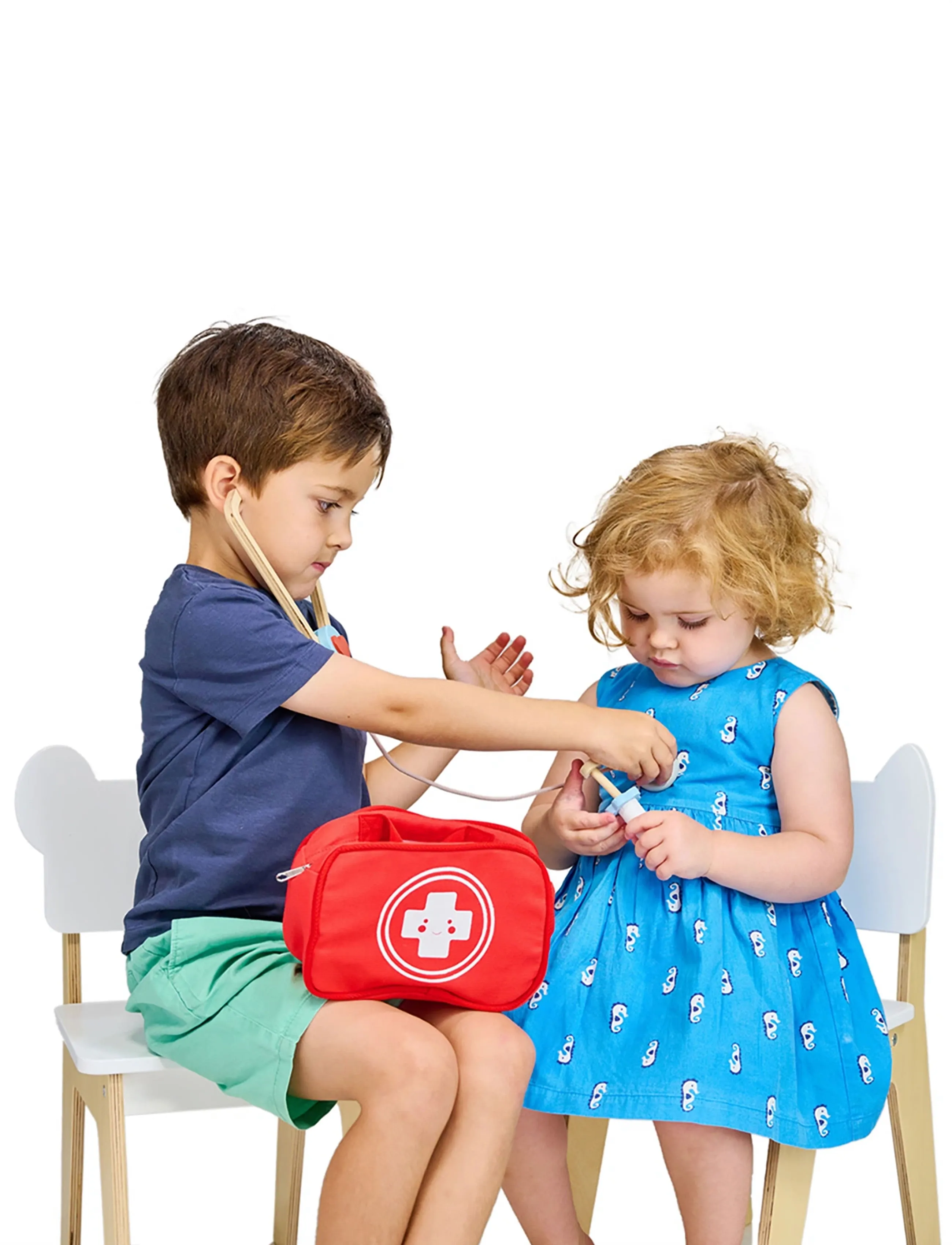 Mentari Doctor's Bag, Børn, Kids Doctor Kit, Rød, Str: ONE SIZE