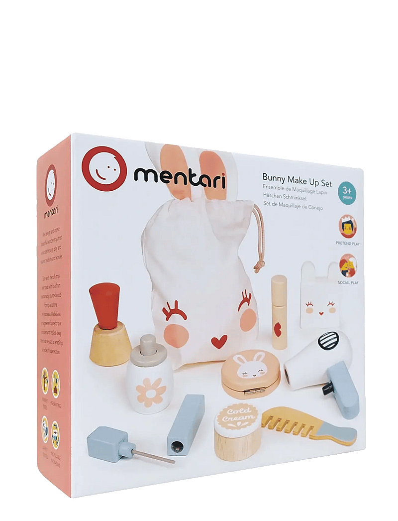 Mentari - Bunny Make Up Set - mängumeik ja tarvikud - cream - 2