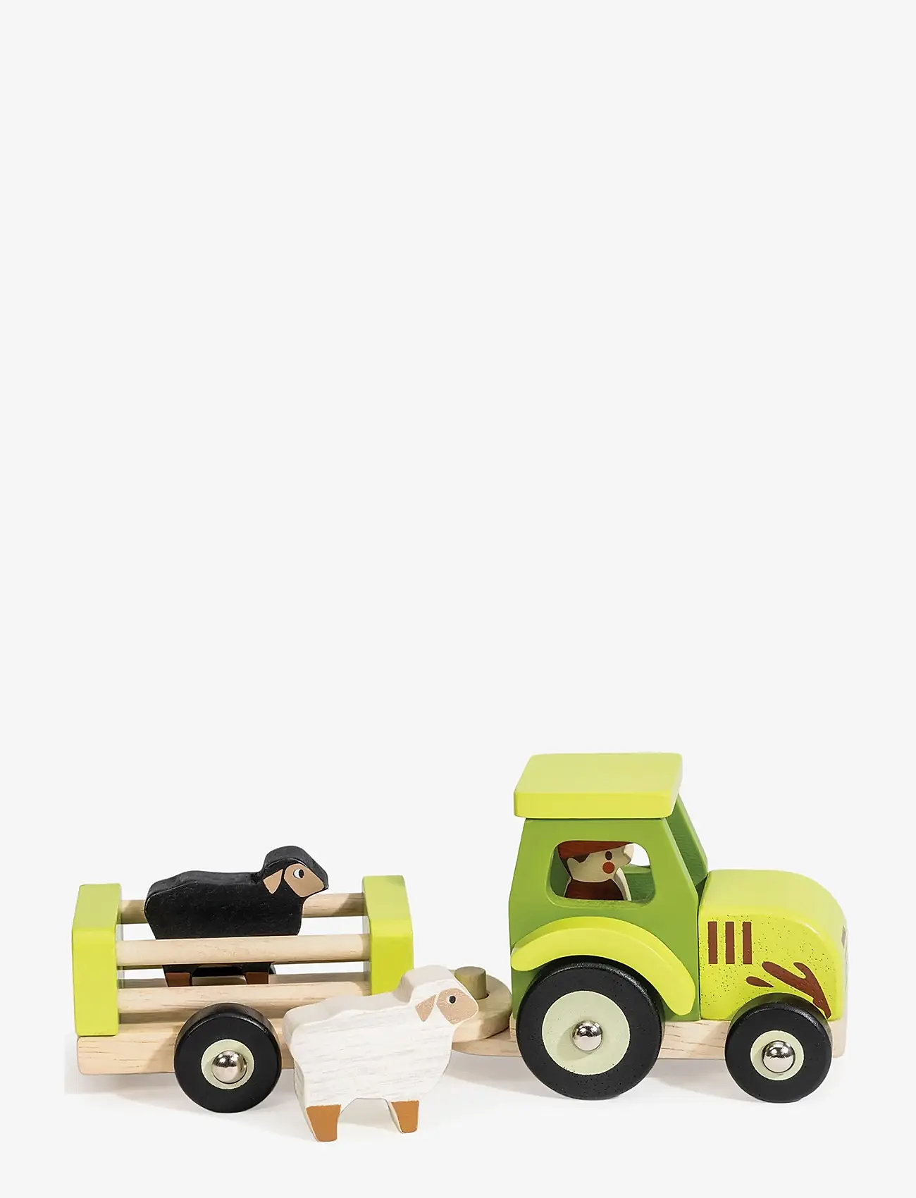 Mentari - Tractor with Trailer and Sheep - green - 1