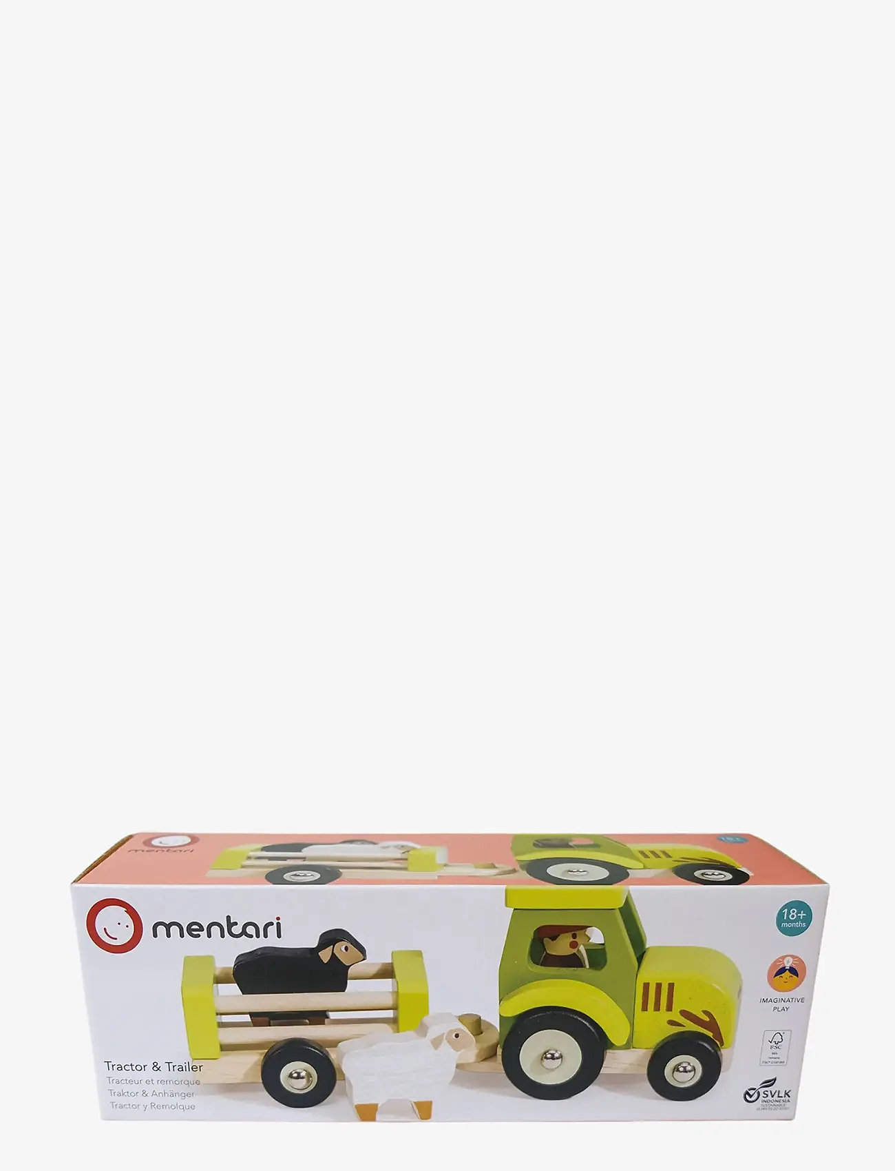 Mentari - Tractor with Trailer and Sheep - green - 2