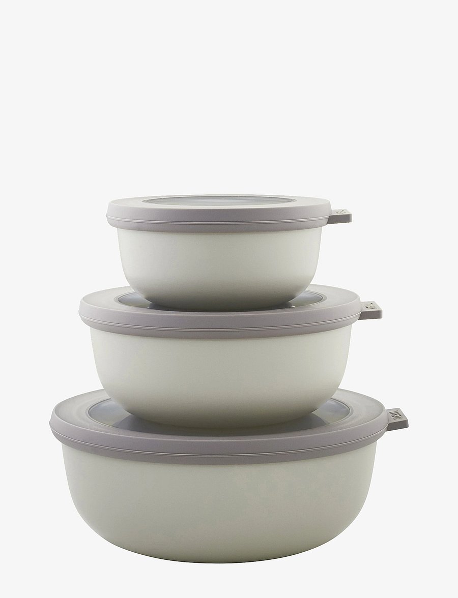 Mepal - Bowl set Cirqula low 3psc - vorratsgläser - white - 0