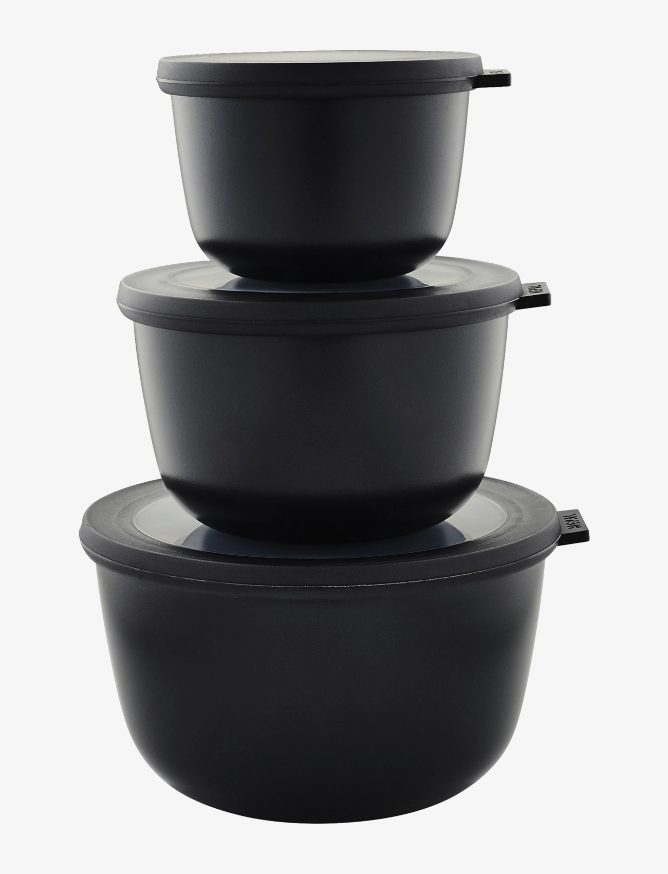 MEPAL Skålesæt Cirqula Høj 3 Schwarz - One Size - Unisex