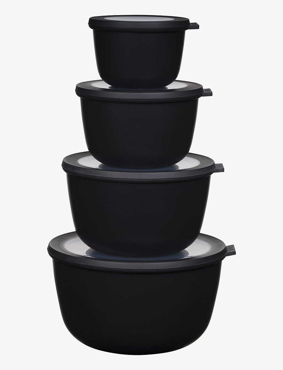 Mepal - Bowl set Cirqula high 4 pcs - black - 0