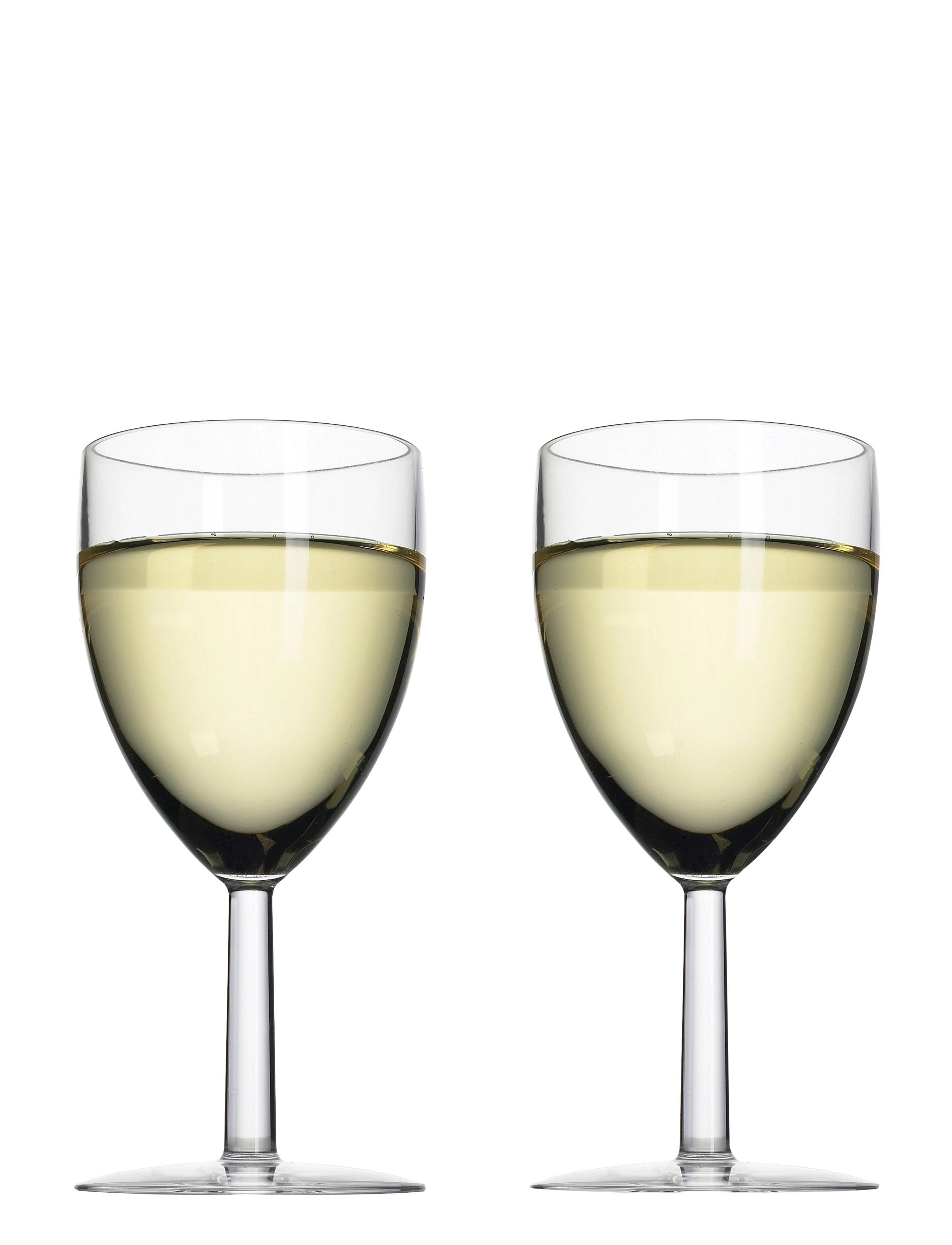 Mepal Vinglas 2 Stk, 20 CL, Wine Glass, Nackt - White Glasses, Homeware