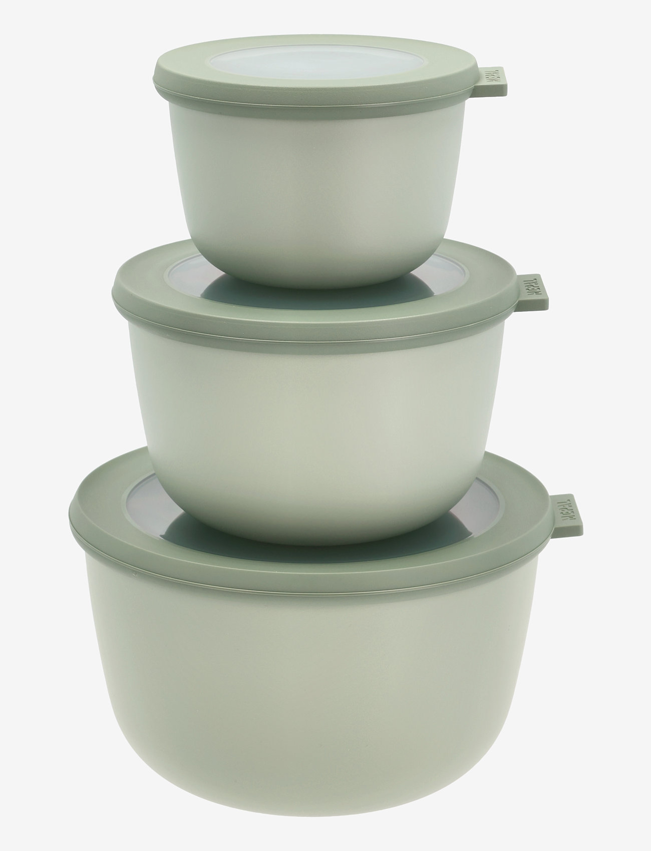 Mepal - Skålesæt Cirqula høj 3 stk. - laveste priser - nordic sage - 0