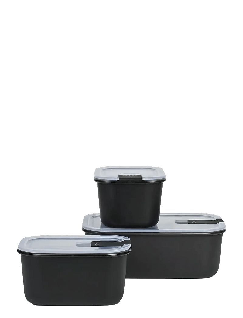 Mepal - Storage box set EasyClip 3 parts - vorratsgläser - black - 1