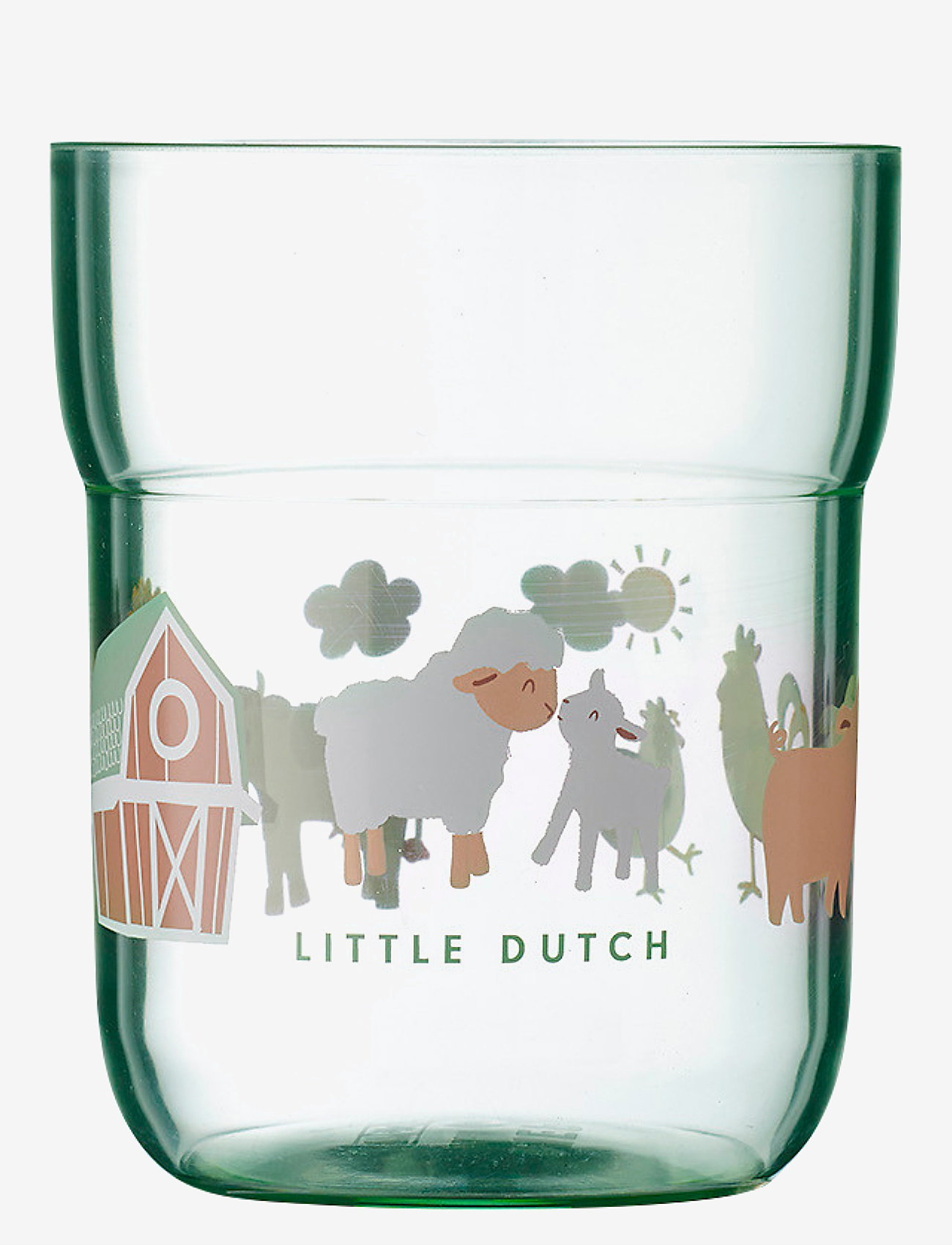 Mepal - Children's glass Mio Little Farm - blÅ - 0