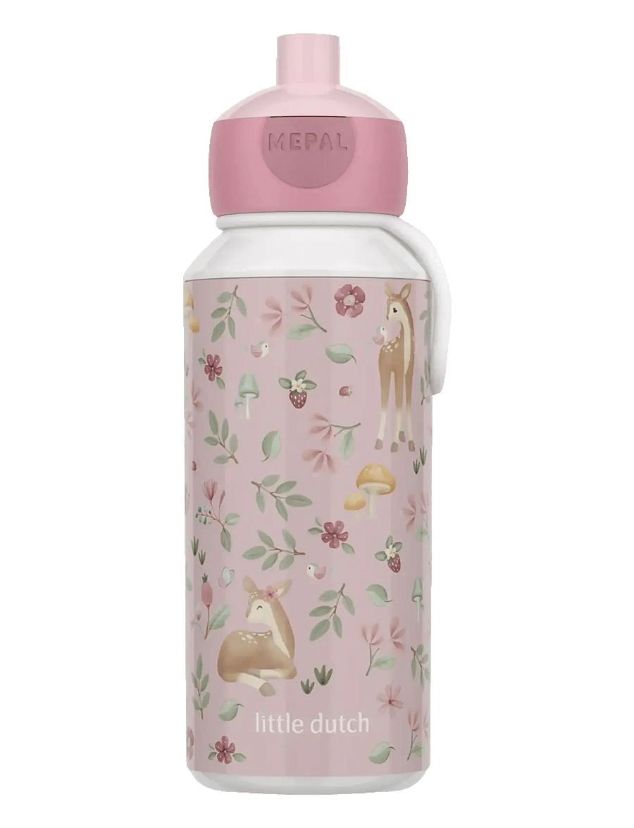 Mepal - Drinking bottle Pop-up Campus Fairy garden - wasserflaschen - rosa - 0