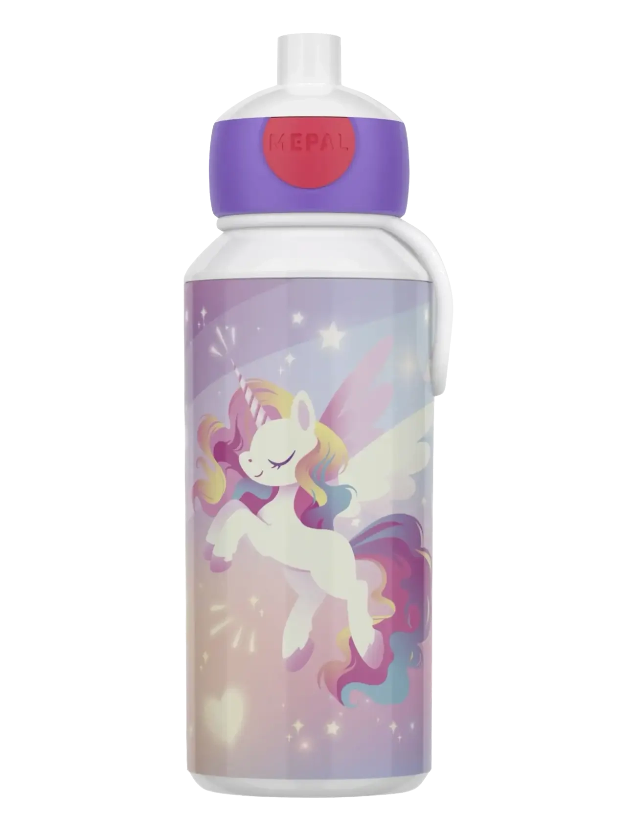 Mepal Drikkeflaske Pop-Up Campus Unicorn 2025, 400 ml, Multi/patterned, Hjem > Måltidstid, Børn