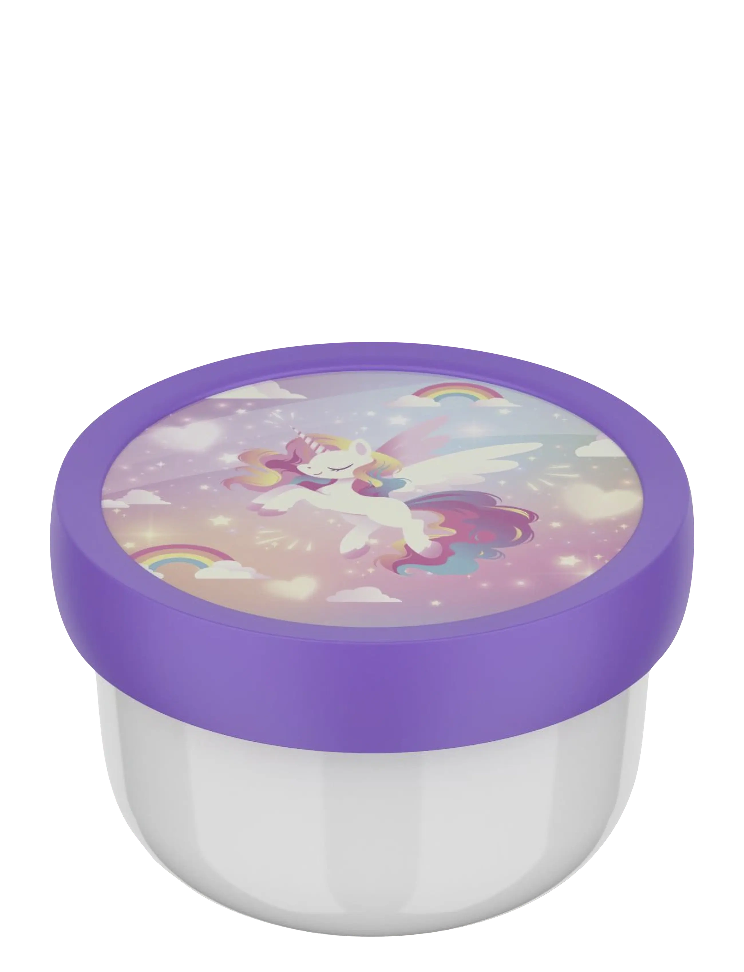 Mepal Fruit box Campus Unicorn 2025 - Lastetuba - ROSA / white