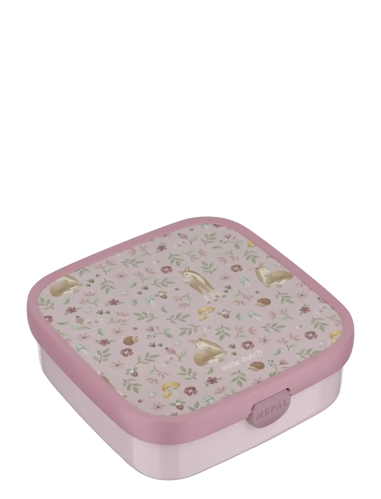 Mepal Madkasse Bento Campus Fairy Garden, 18X18X6.2 cm, Meal Time, Rosa - Lunch Boxes, Kinder