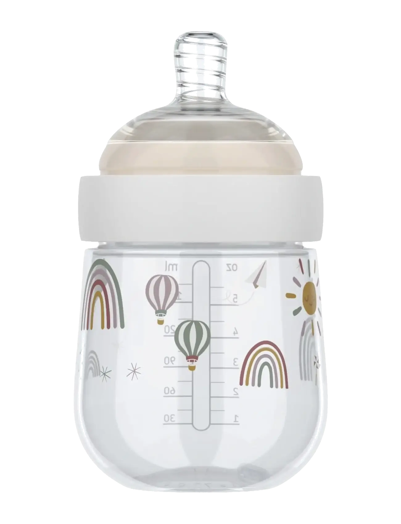 Mepal - Baby bottle Mio Sunshine & Rainbow - baby bottles - white - 1