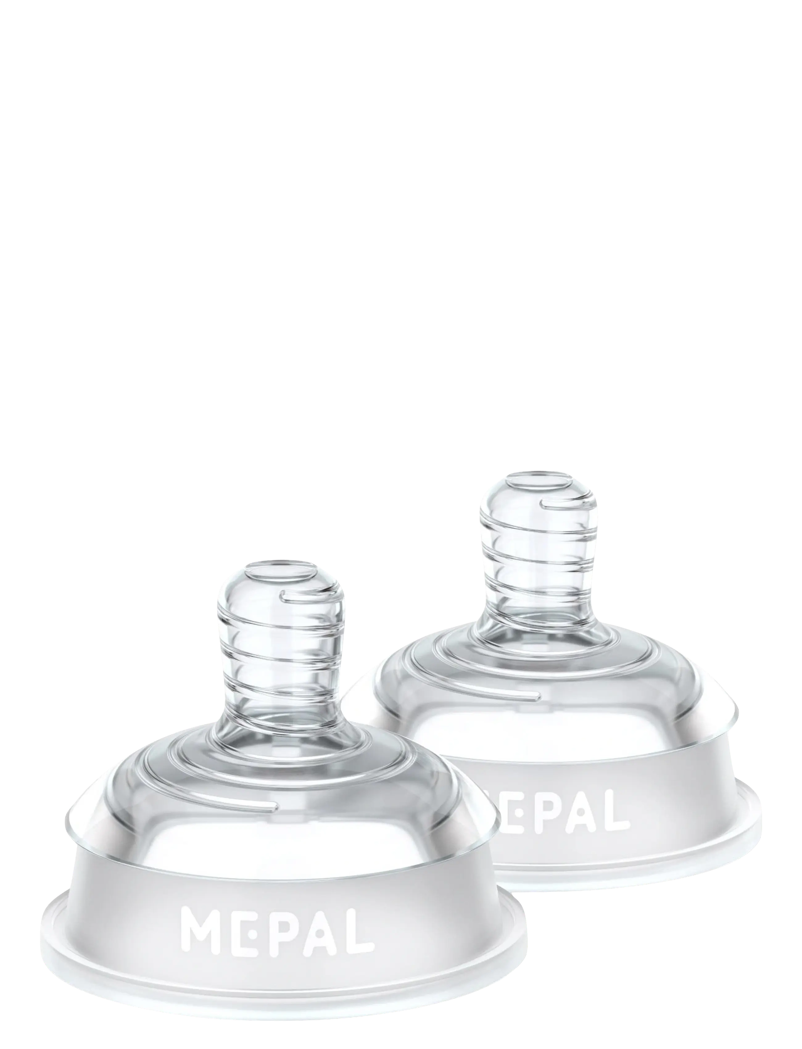 Teat set medium Mio 2 pcs - TRANSPARENT
