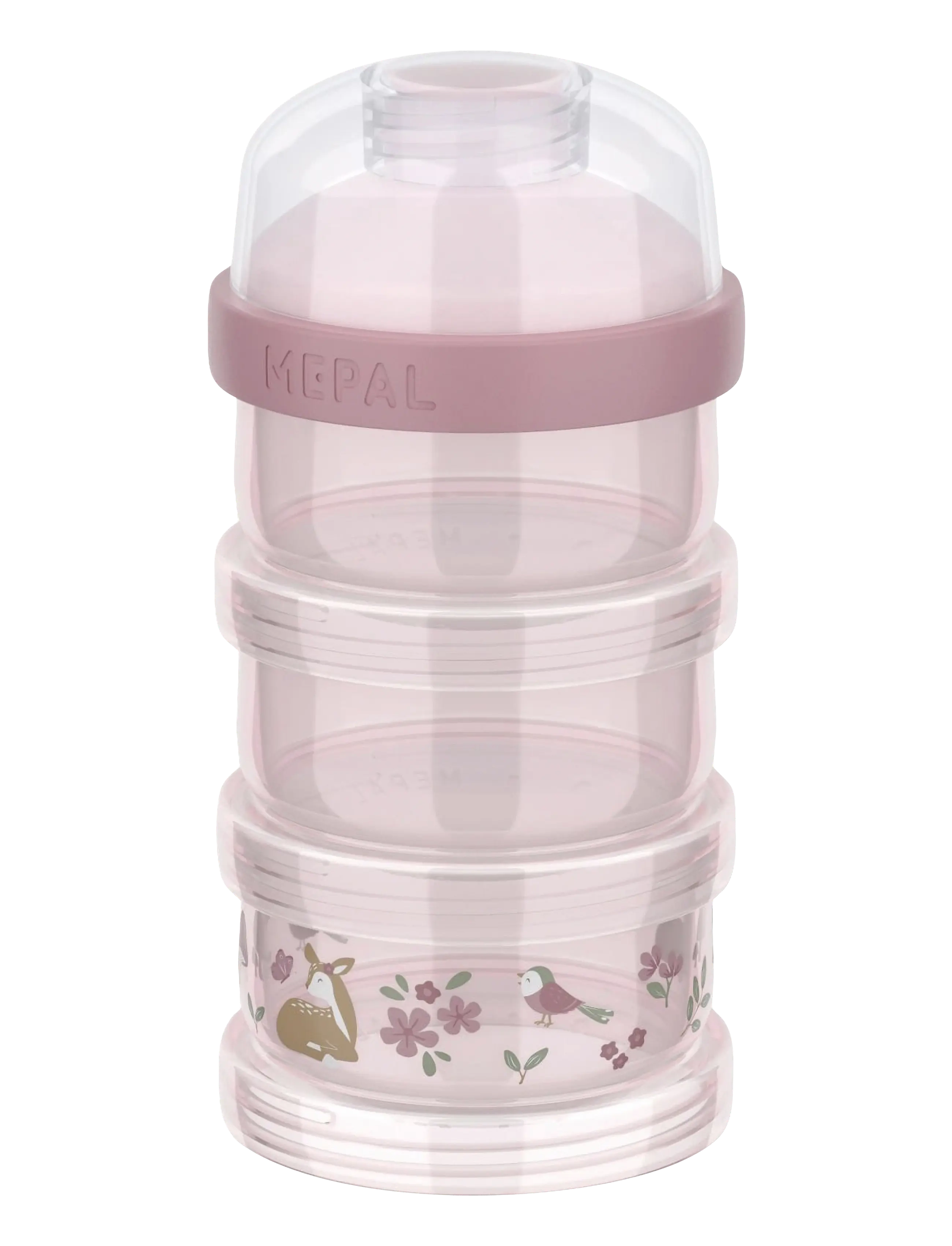 Mepal Milk powder tower Mio Fairy garden - Baby bottles & accessories - PINK / pink/rose