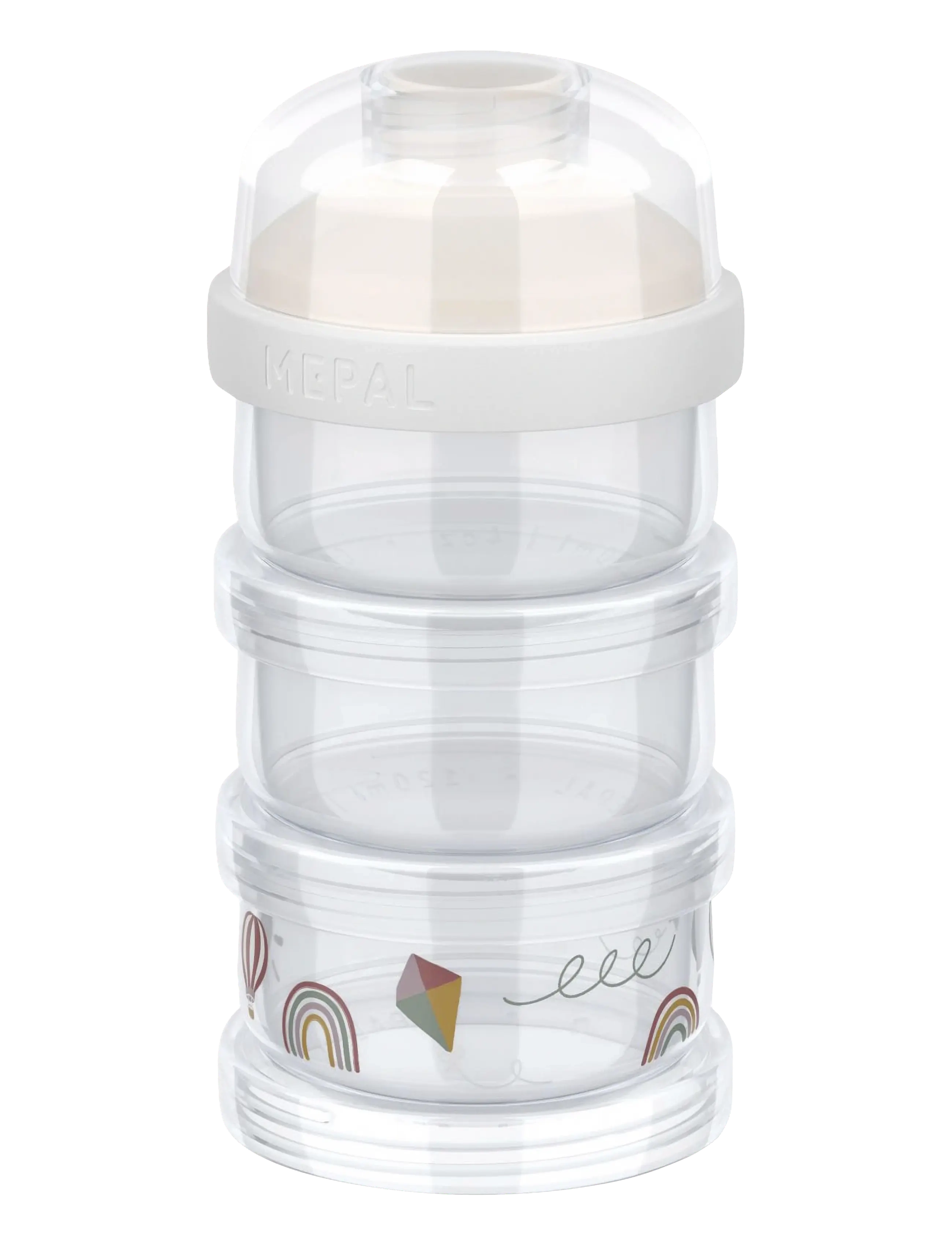 Mepal - Milk powder tower Mio Sunshine & Rainbow - tassen & becher - white - 1