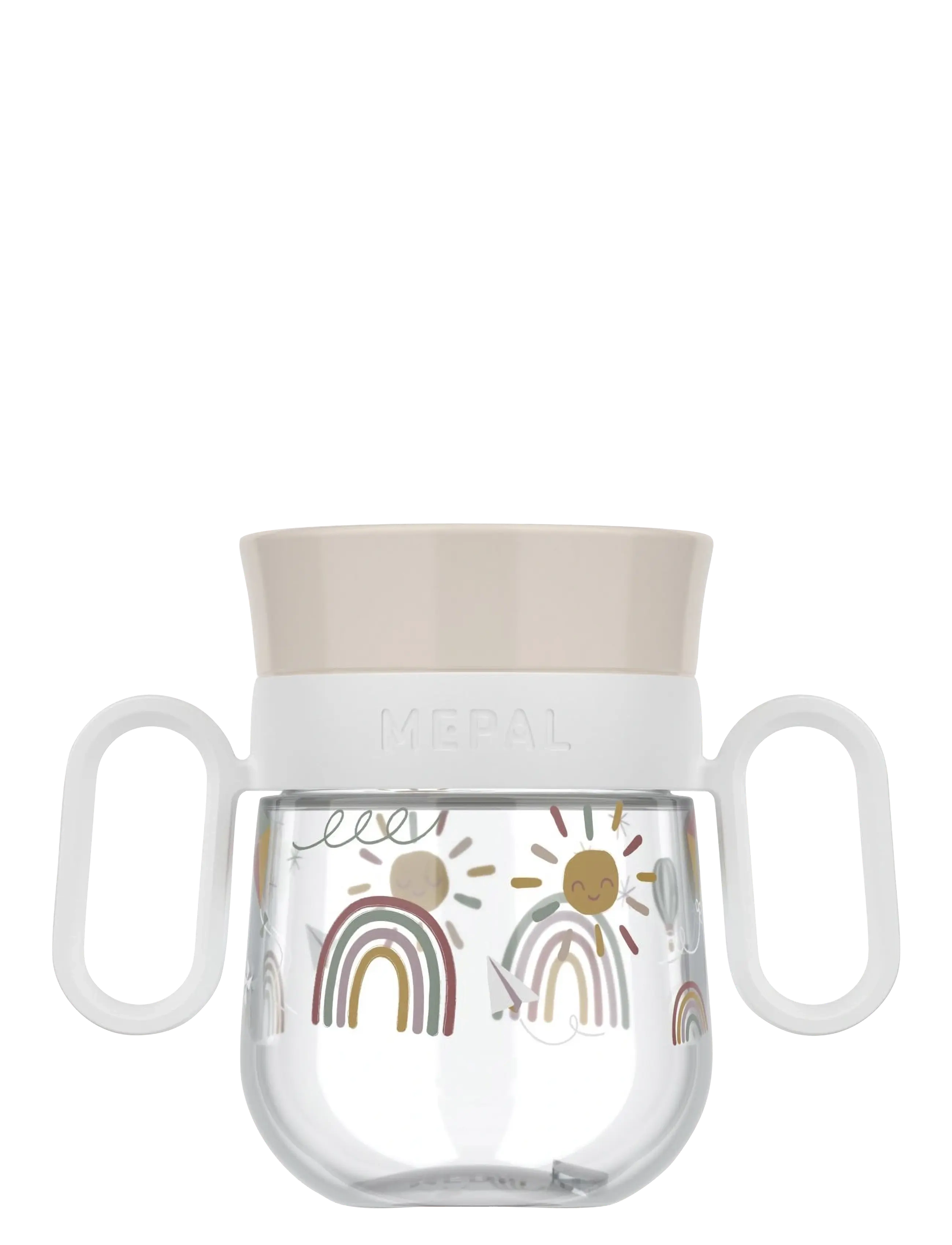 Mepal Begynderkop Mio Sunshine & Rainbow, 200 ml, Meal Time, Weiß - Cups Mugs, Kinder