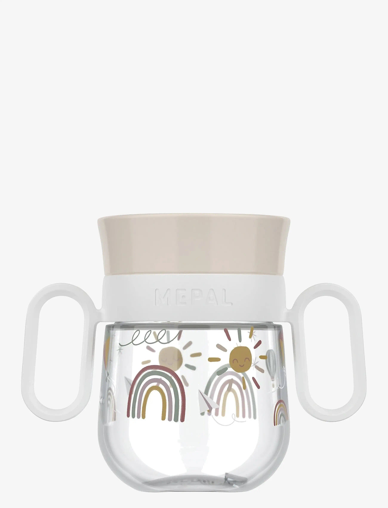 Mepal - Trainer cup Mio Sunshine & Rainbow - tassen & becher - white - 0