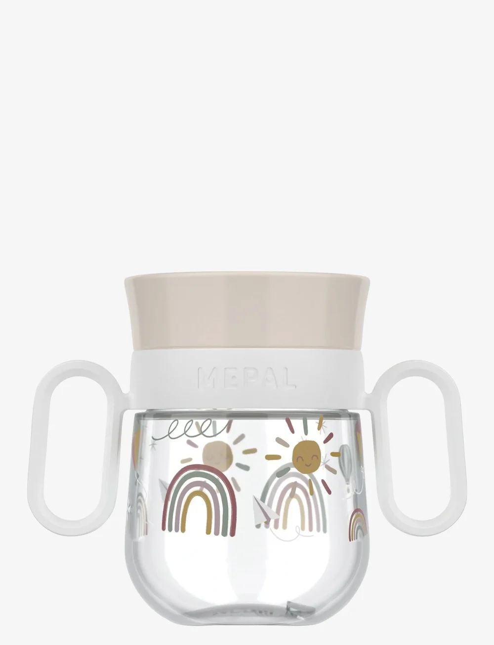 Mepal - Trainer cup Mio Sunshine & Rainbow - tassid ja kruusid - white - 0