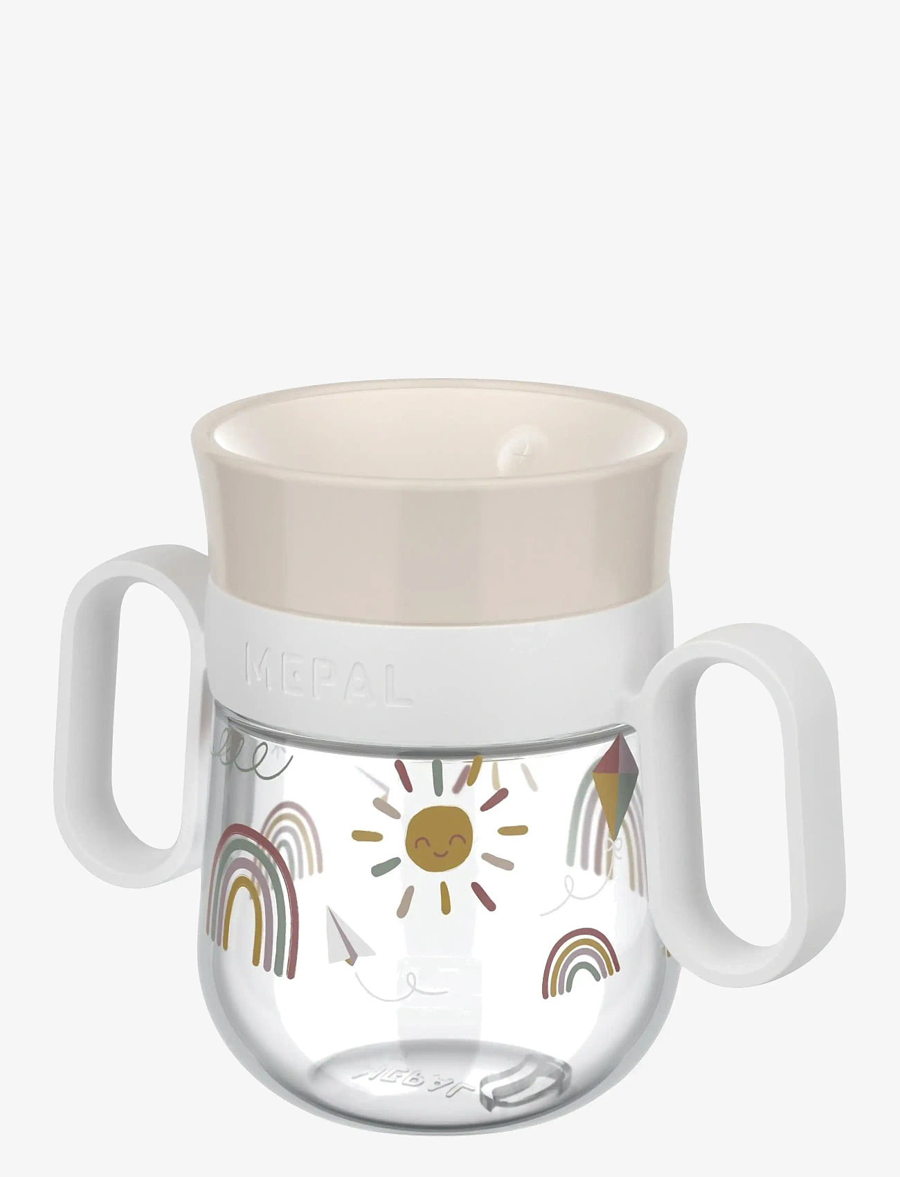 Mepal - Trainer cup Mio Sunshine & Rainbow - tassen & becher - white - 1