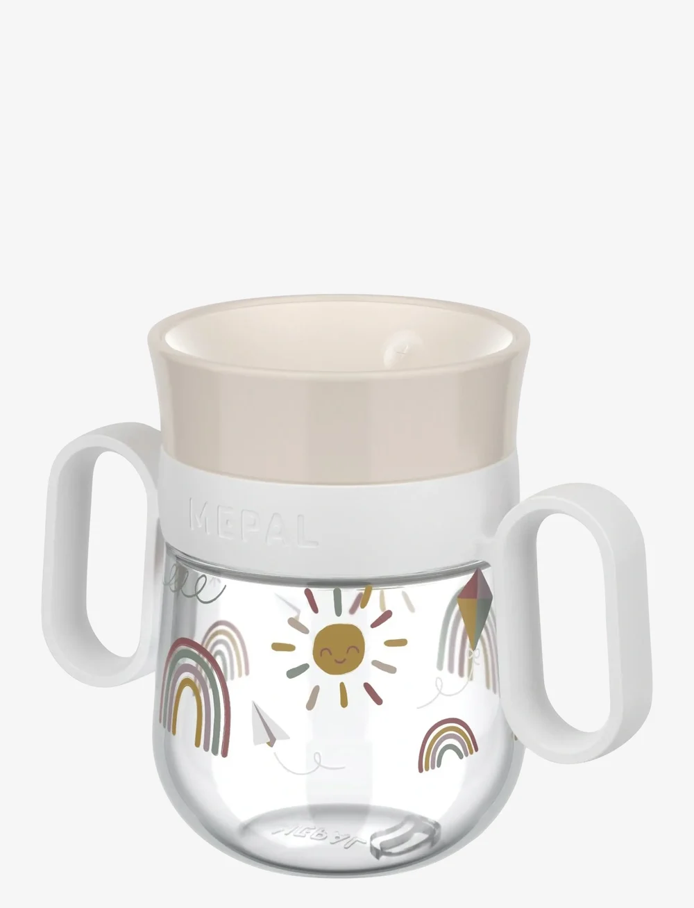 Mepal - Trainer cup Mio Sunshine & Rainbow - tassid ja kruusid - white - 1