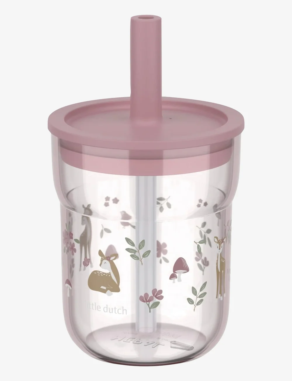 Mepal - Children’s glass with straw Mio Fairy garden - tassid ja kruusid - pink - 0