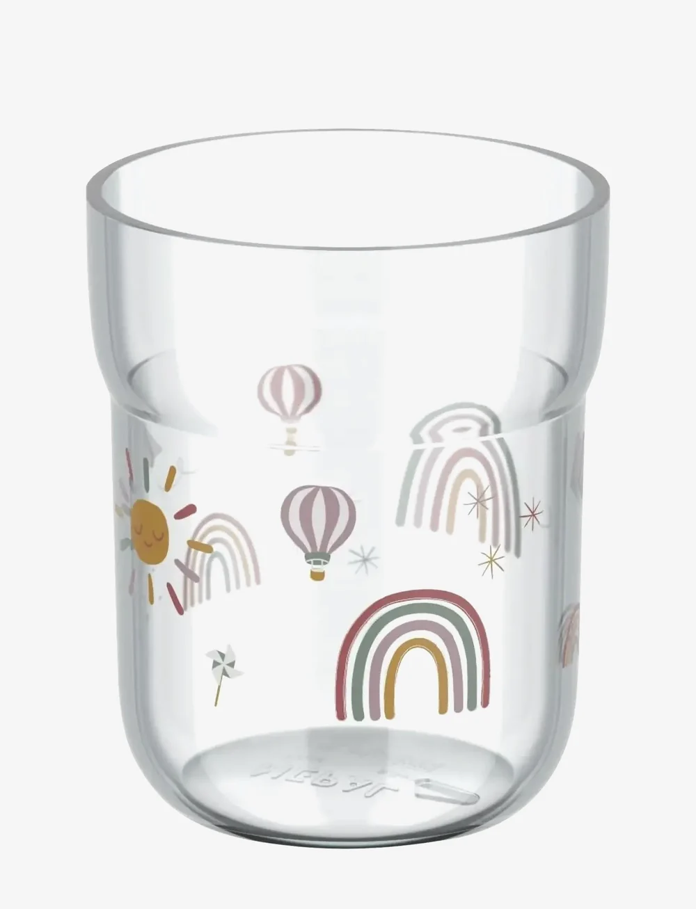 Mepal - Children's glass Mio Sunshine & Rainbow - tassid ja kruusid - white - 0