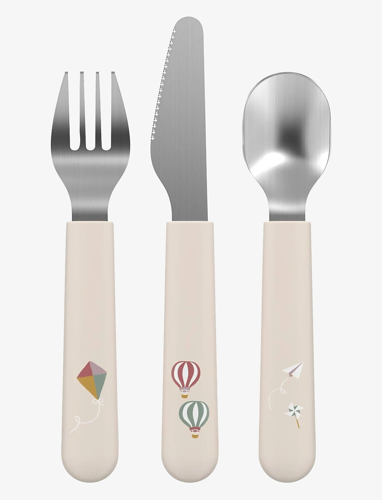Mepal - Children's cutlery Mio Sunshine & Rainbow - bestek - white - 0