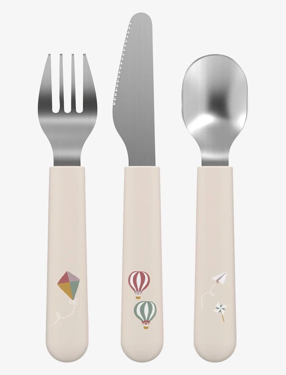 Mepal - Children's cutlery Mio Sunshine & Rainbow - söögiriistad - white - 0