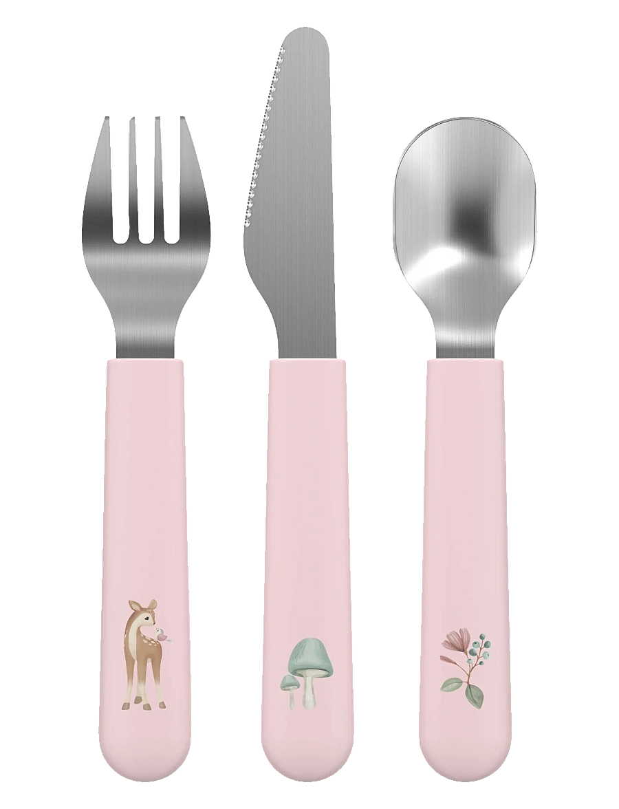 Mepal - Children's cutlery Mio Fairy garden - söögiriistad - pink - 0