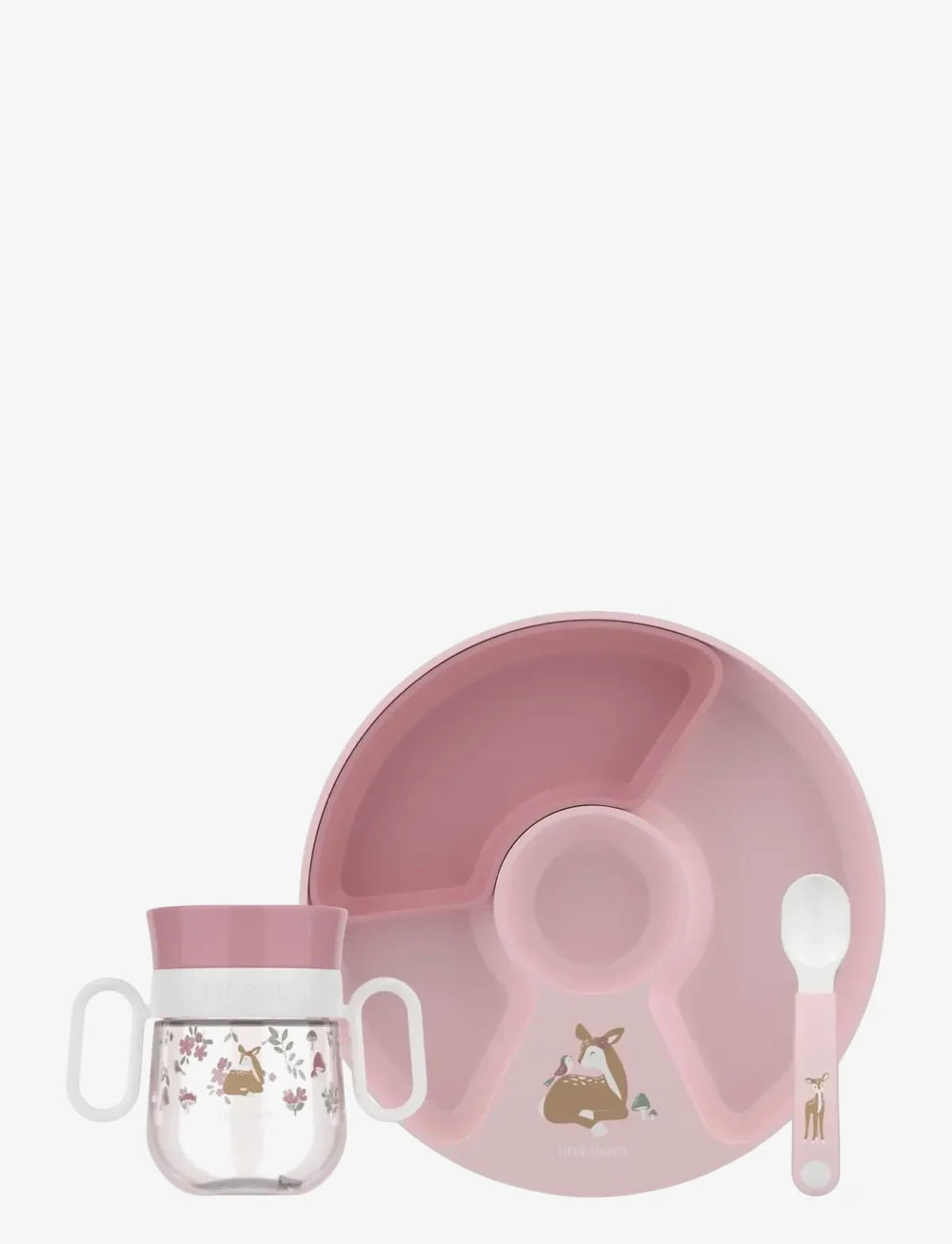 Mepal - Trainer set Mio Fairy garden 3 parts - taldrikud - pink - 0