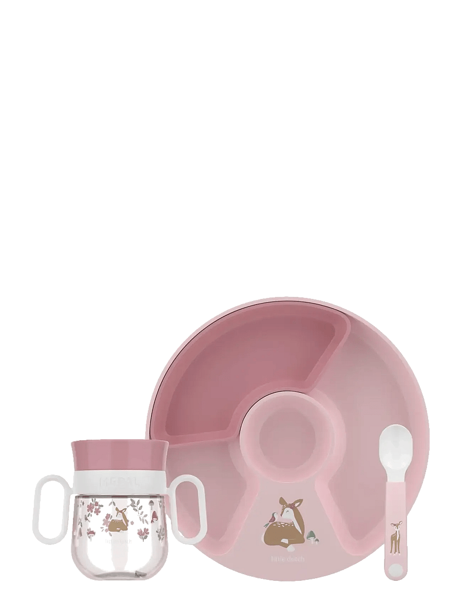 Mepal - Trainer set Mio Fairy garden 3 parts - taldrikud - pink - 0