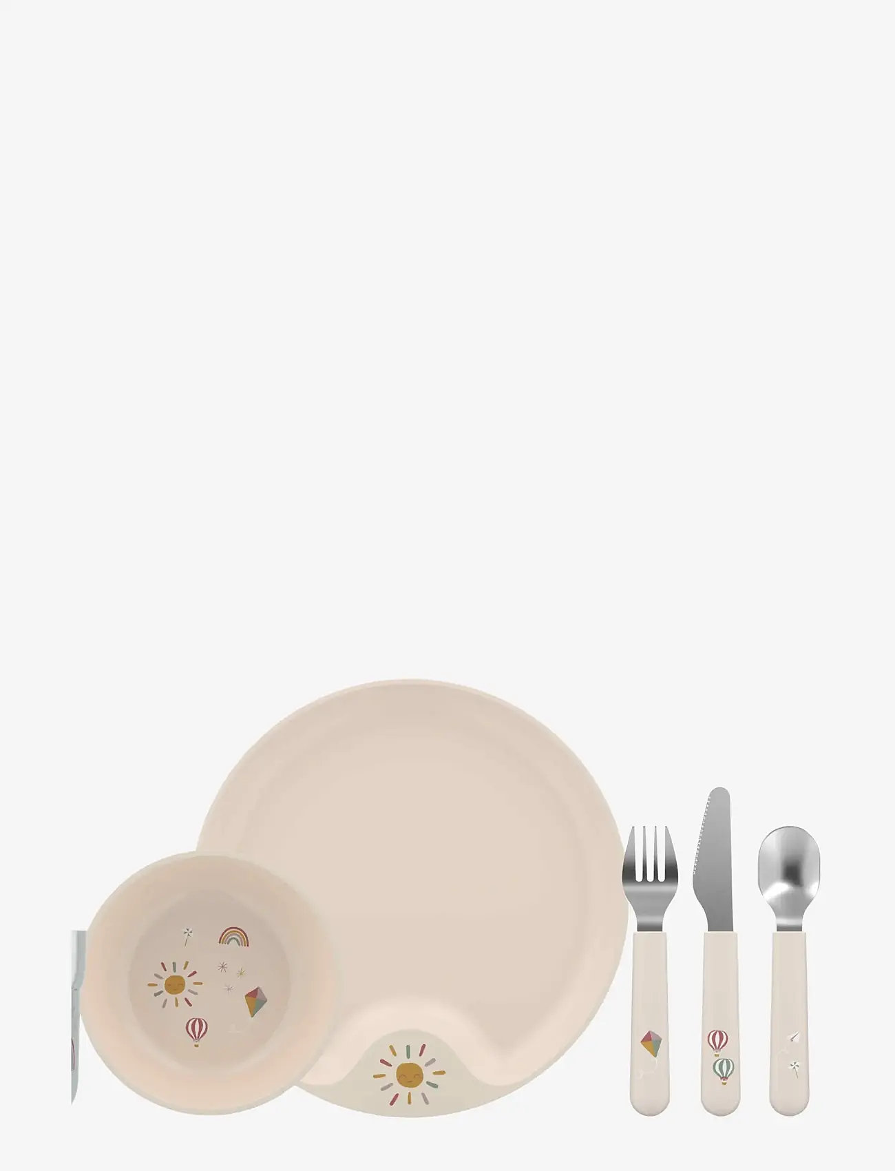 Mepal - Barnset Mio Sunshine & Rainbow 6 delar - serveringsset - white - 1