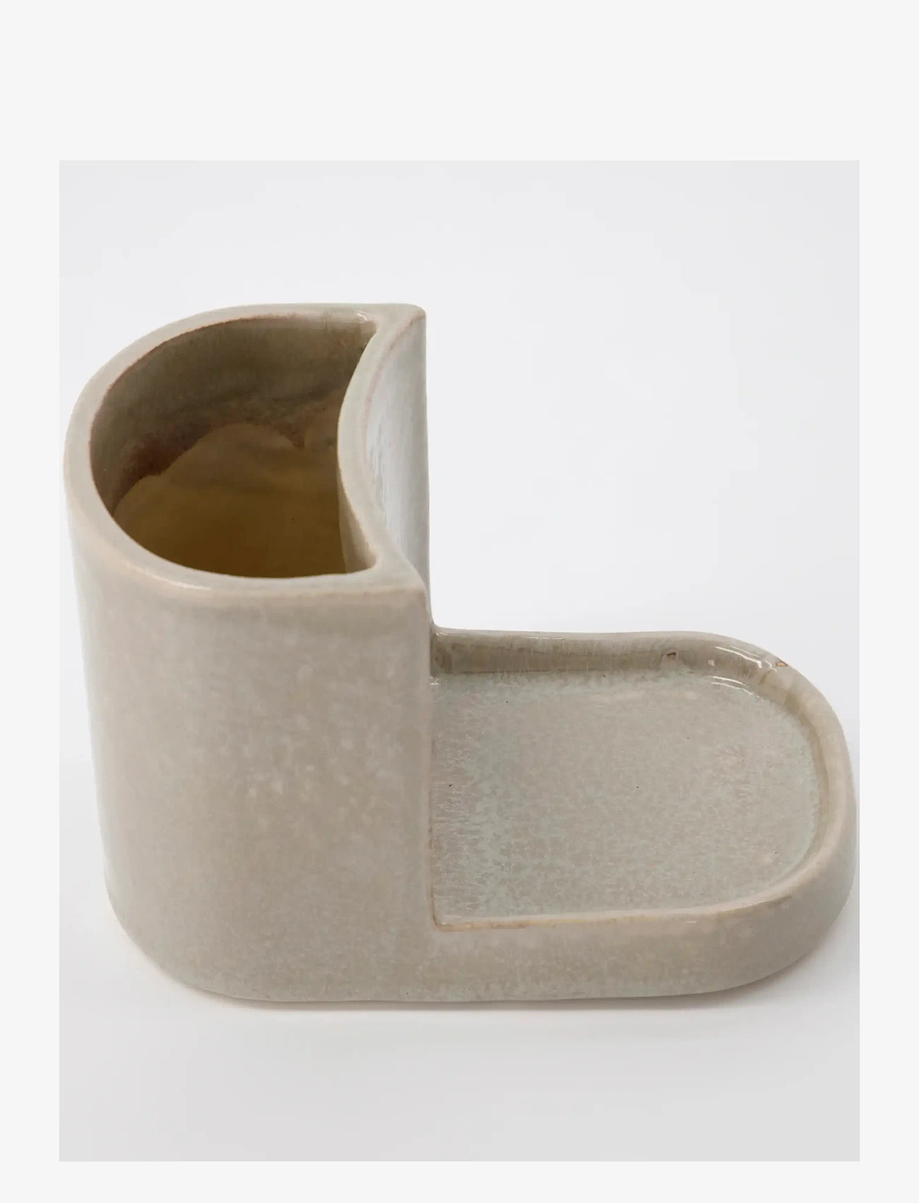 meraki - Brush and soap holder, Datura, Shellish grey - grey - 1