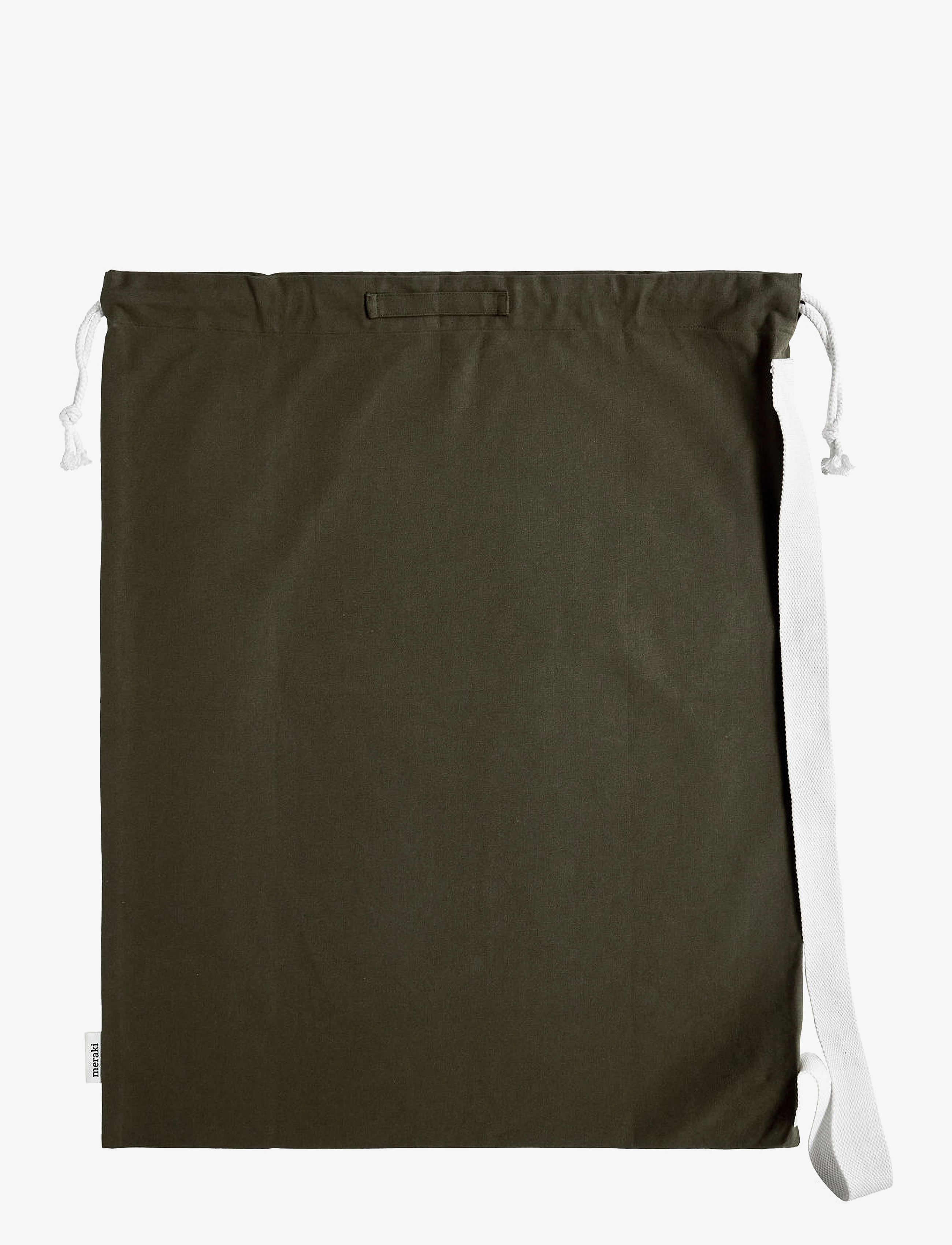 meraki - Cotton bag, Cataria, Army green - Þvottakörfur - army green - 2