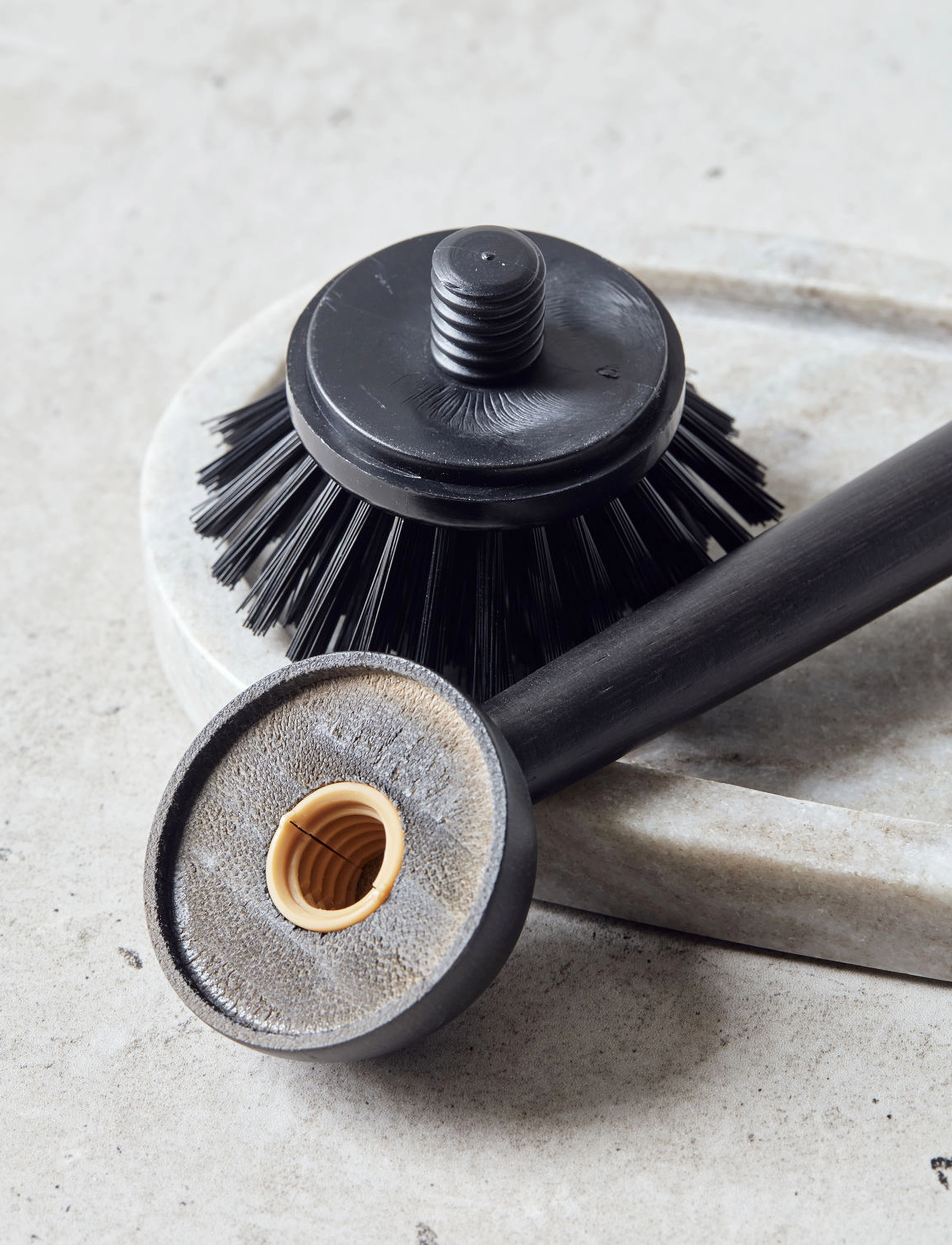 meraki - Dish brush, , Black - karklude & opvaskebørster - black - 3