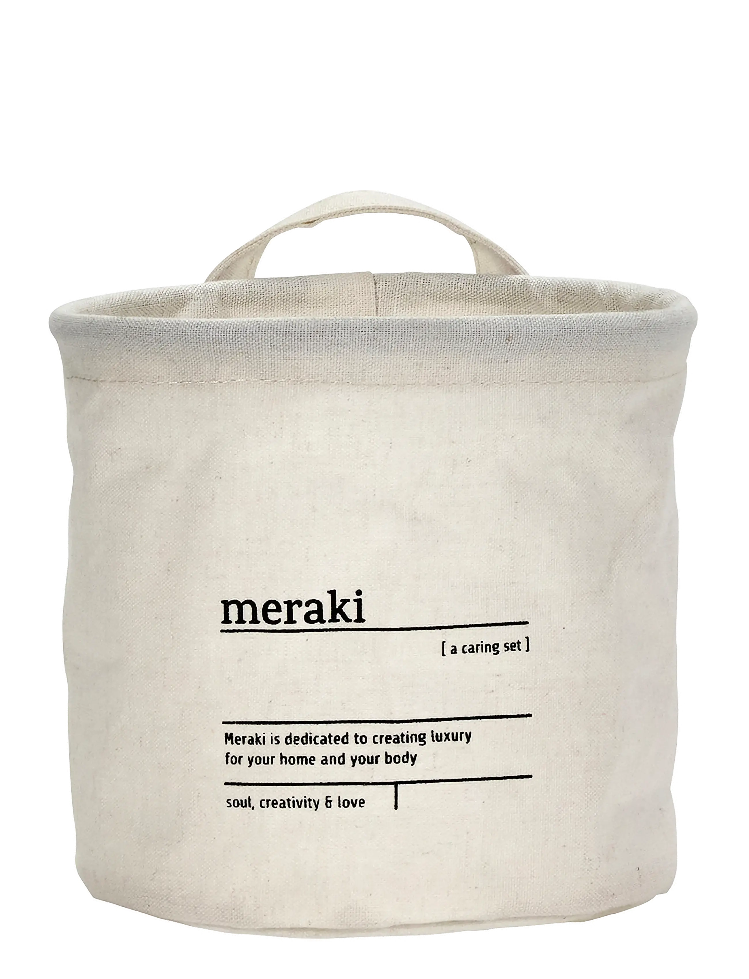 meraki Storage Basket, Mkcaring, White, Opbevaringskurv, Hvid, Str: ONE SIZE
