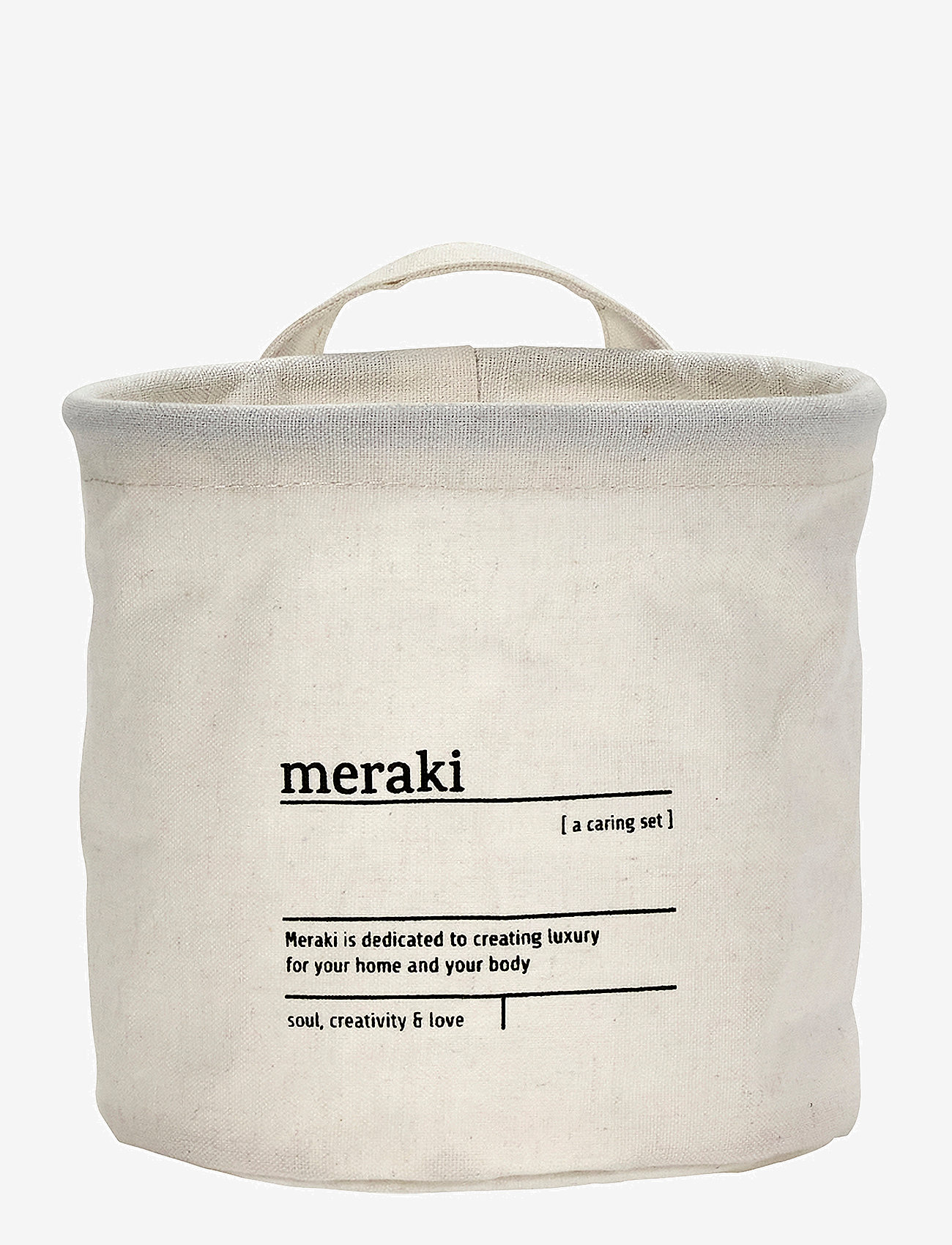 meraki - Storage basket, MKCaring, White - storage baskets - white - 1
