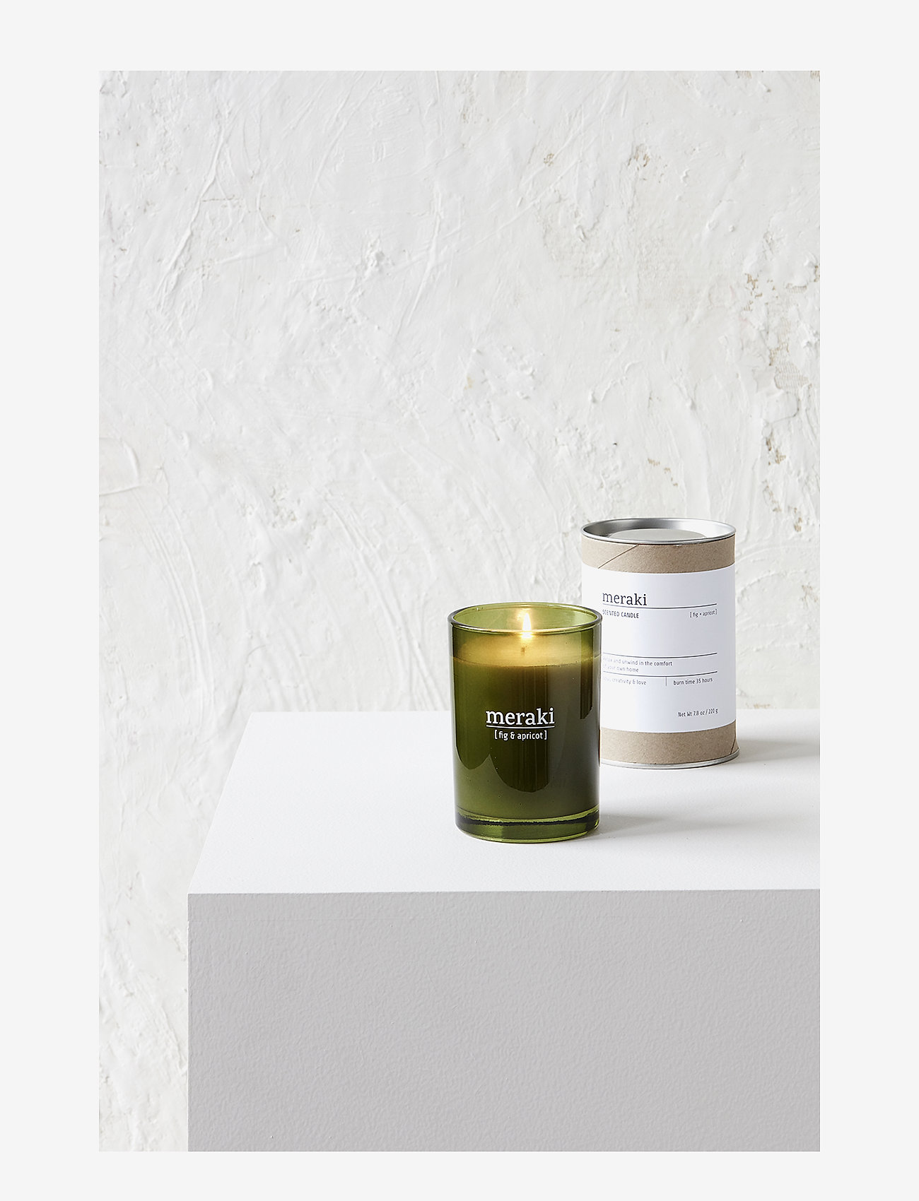 meraki - Scented candle Fig & apricot - under 200 kr - clear - 1
