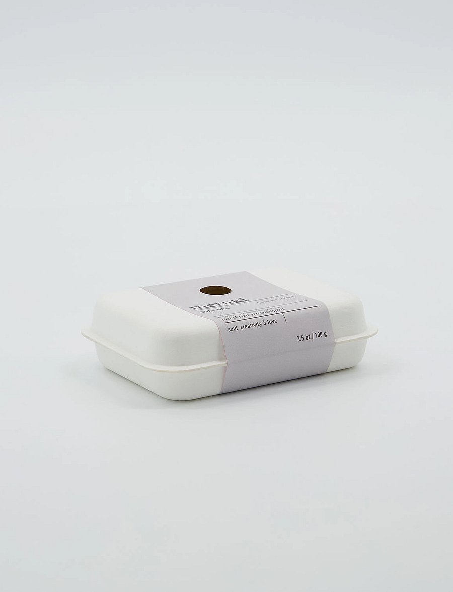 meraki - Soap bar, Sesame Scrub, 100 g - seebid - cream - 3