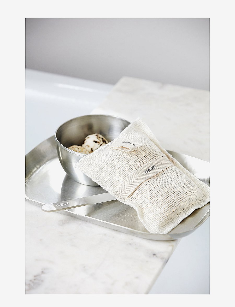 meraki - Bath mitt, Rosemary, 140 g - keha koorimine - clear - 1