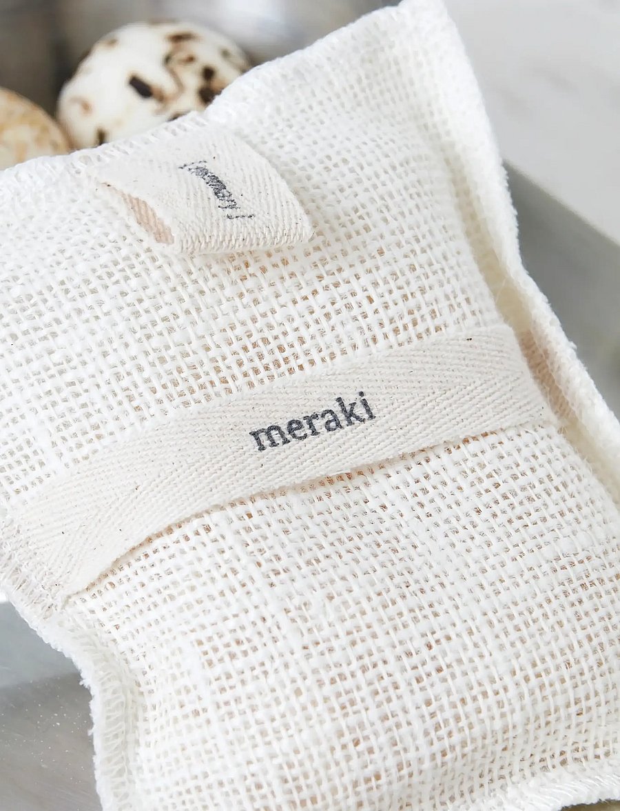 meraki - Bath mitt, Rosemary, 140 g - skrubb & exfoliators - kropp - clear - 0