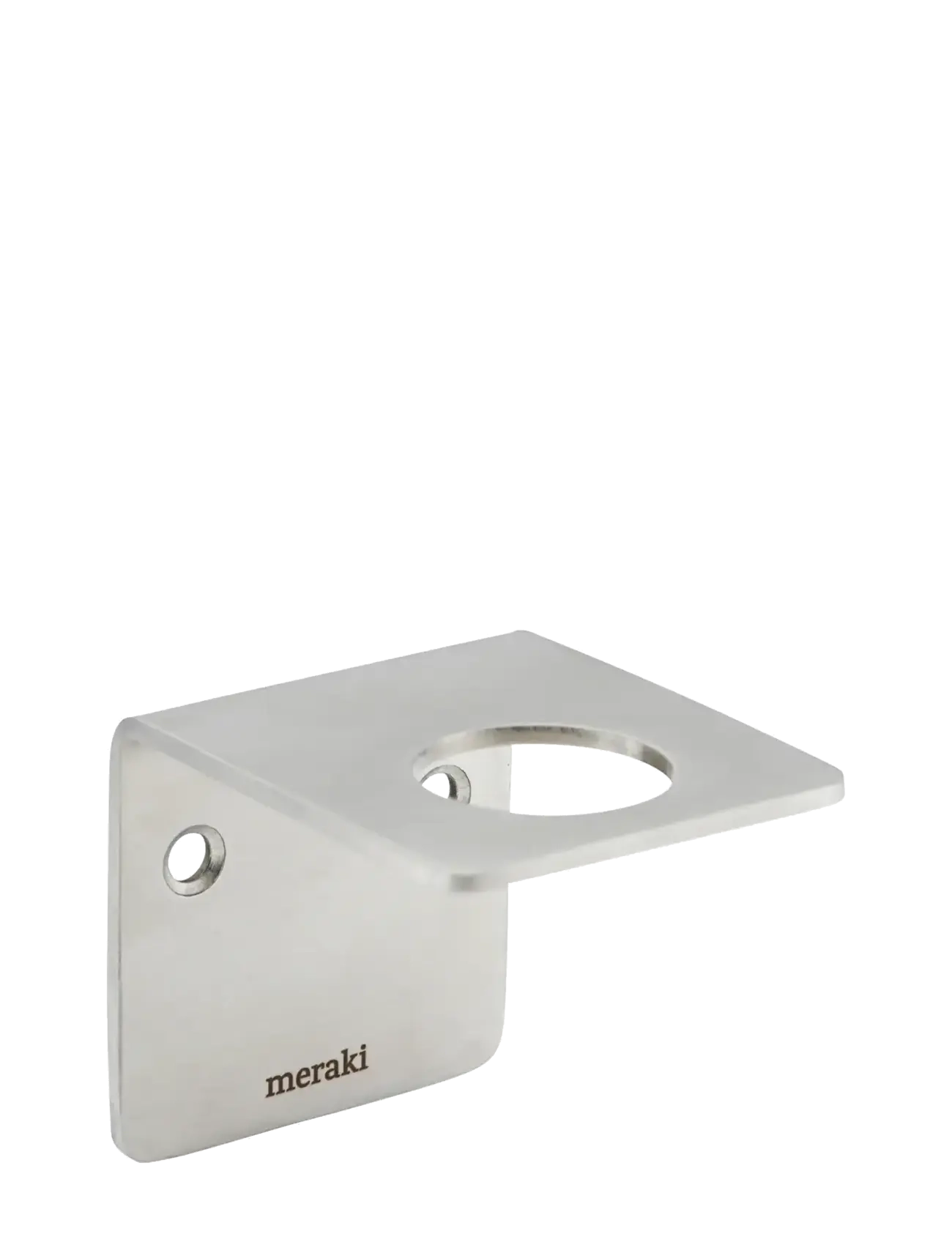 meraki Bottle Hanger, Brushed Silver Finis, Hangers, Sølv, Str: 5.8X 6.7X 5.8CM