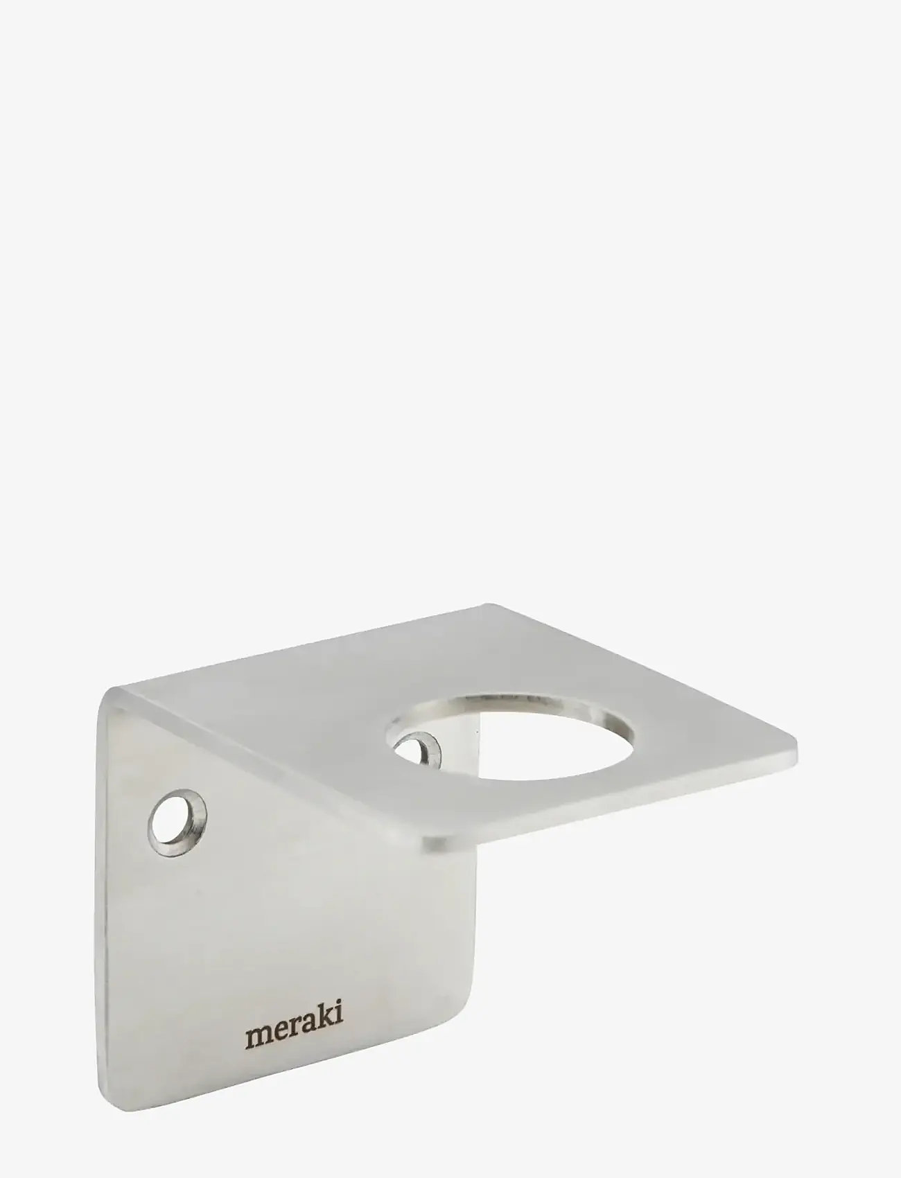 meraki - Bottle hanger, Brushed silver finis - bøjler - silver finish - 1