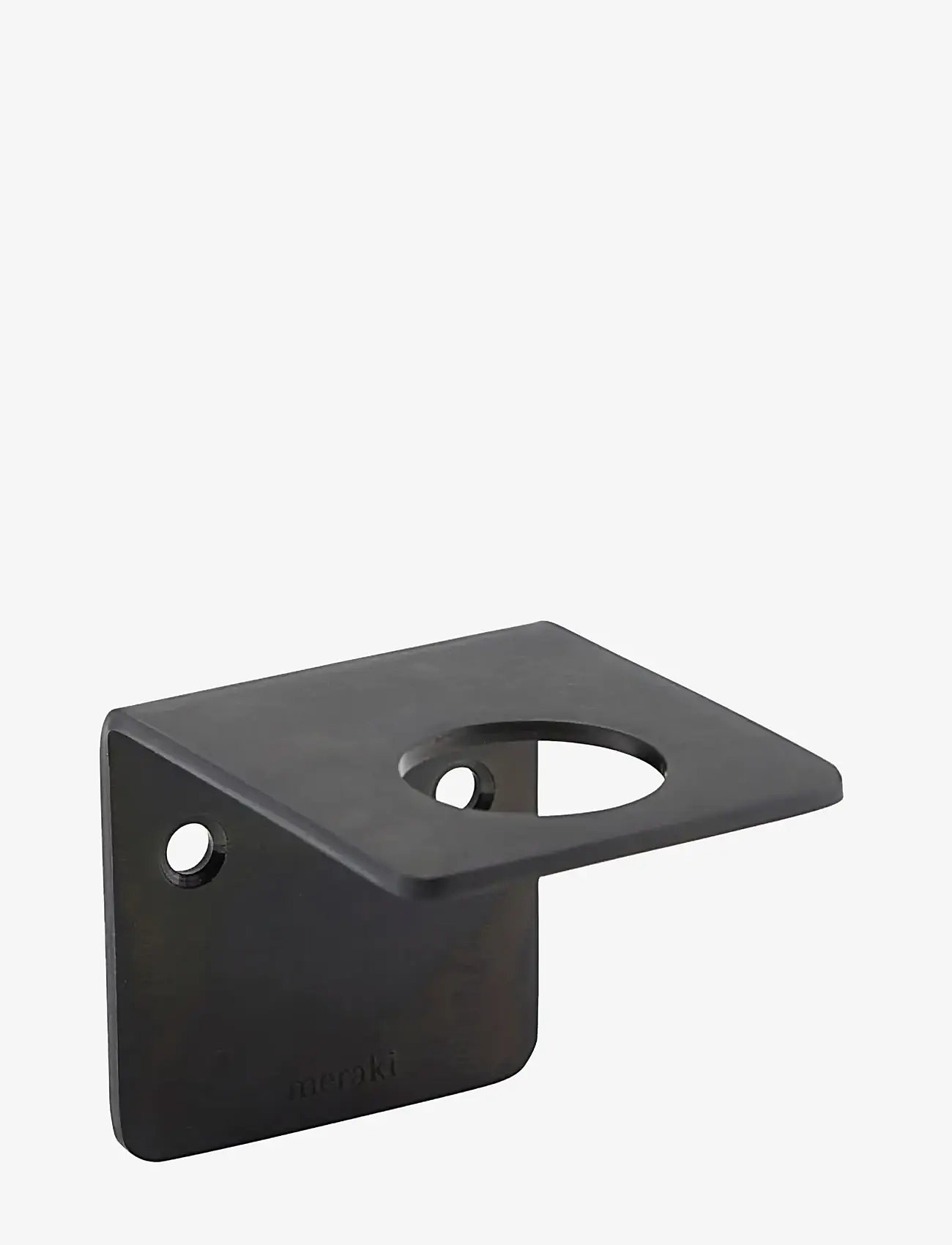 meraki - Bottle hanger, Brushed black finish - bøjler - black - 1