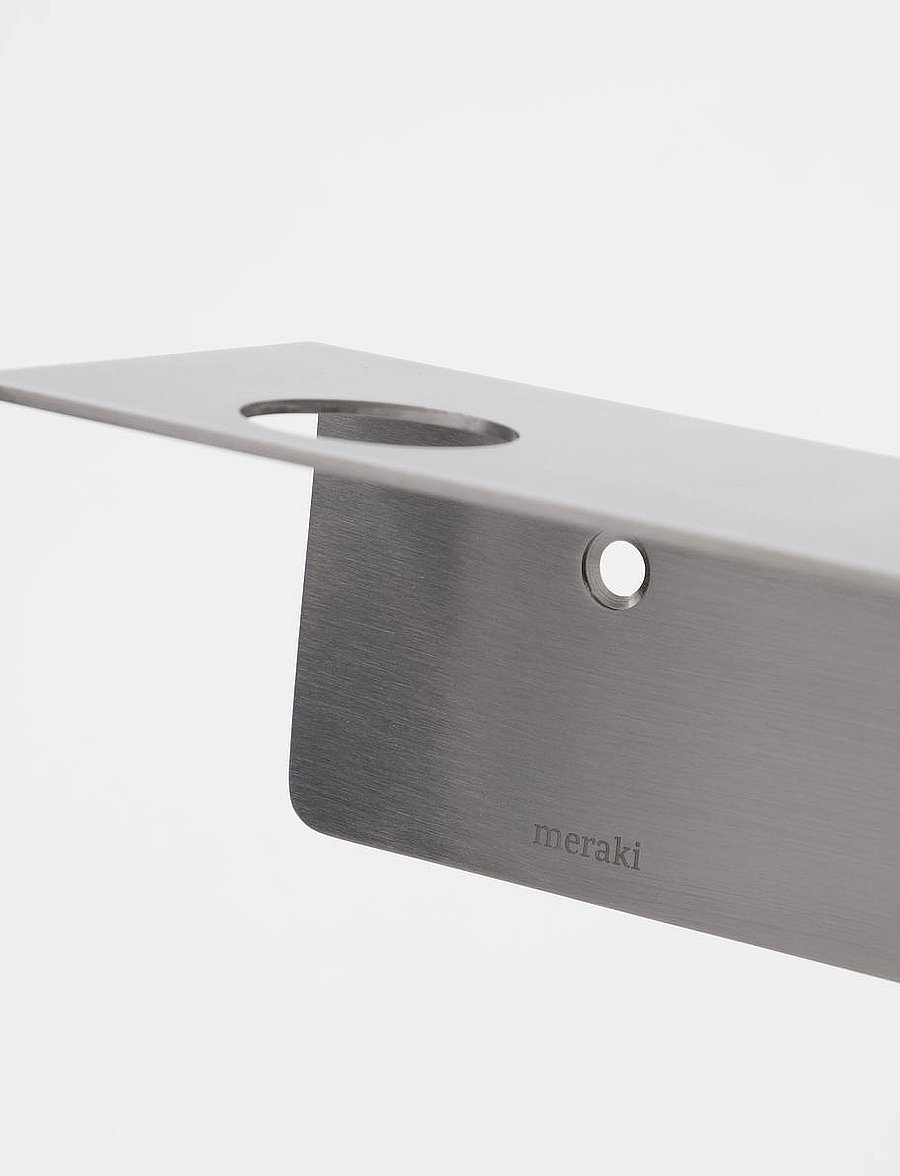 meraki - Bottle hanger with hooks, Brushed s - brushed silver finish - 3