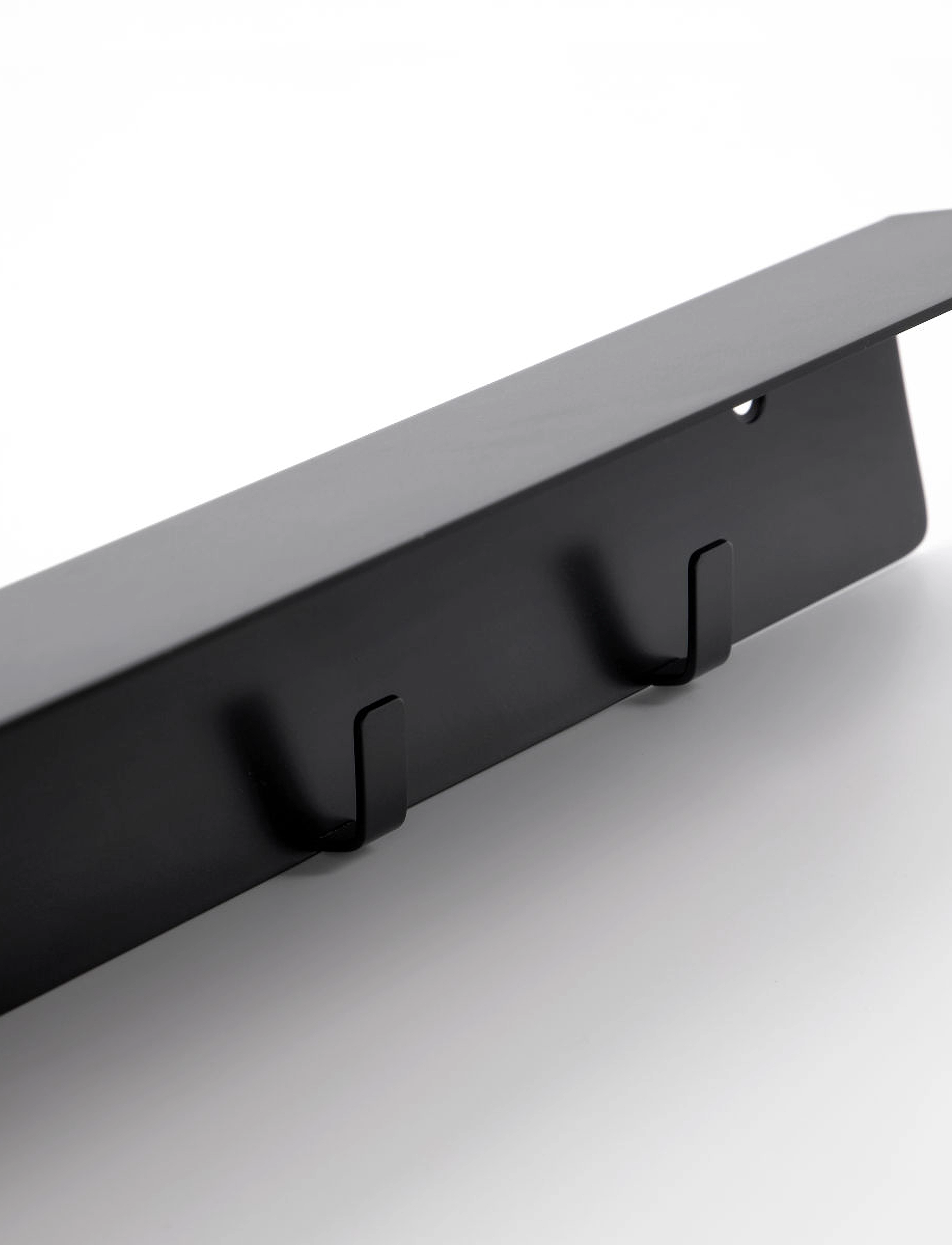 meraki - Bottle hanger with hooks, Brushed b - hillur - brushed black finish - 3