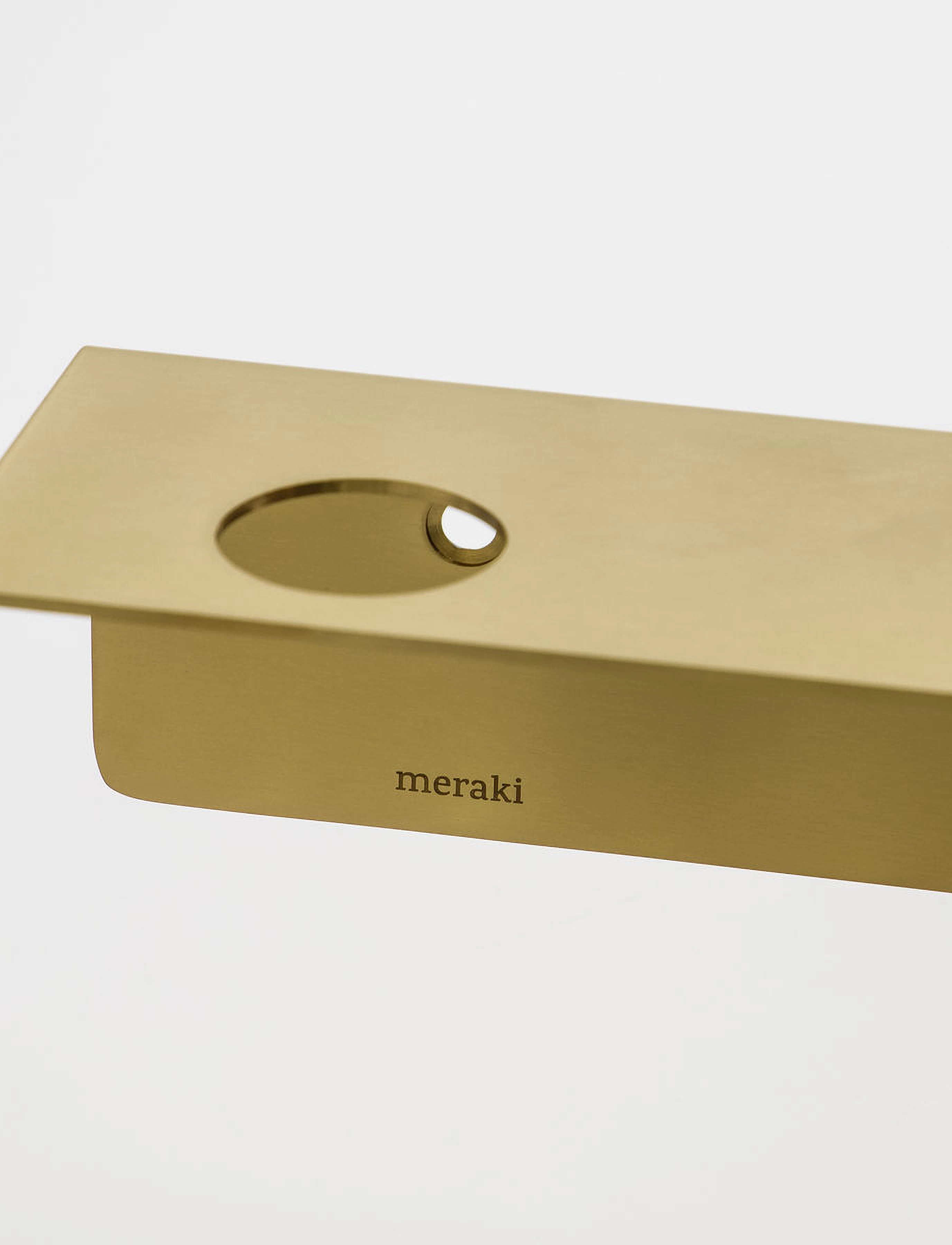 meraki - Bottle hanger with hooks, Brushed b - hyllor - brushed brass finish - 2